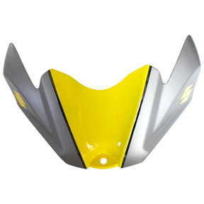 Amotopart 2008-2010 Suzuki GSXR600/750 Fairing Matte Dark Grey&Yellow Kit