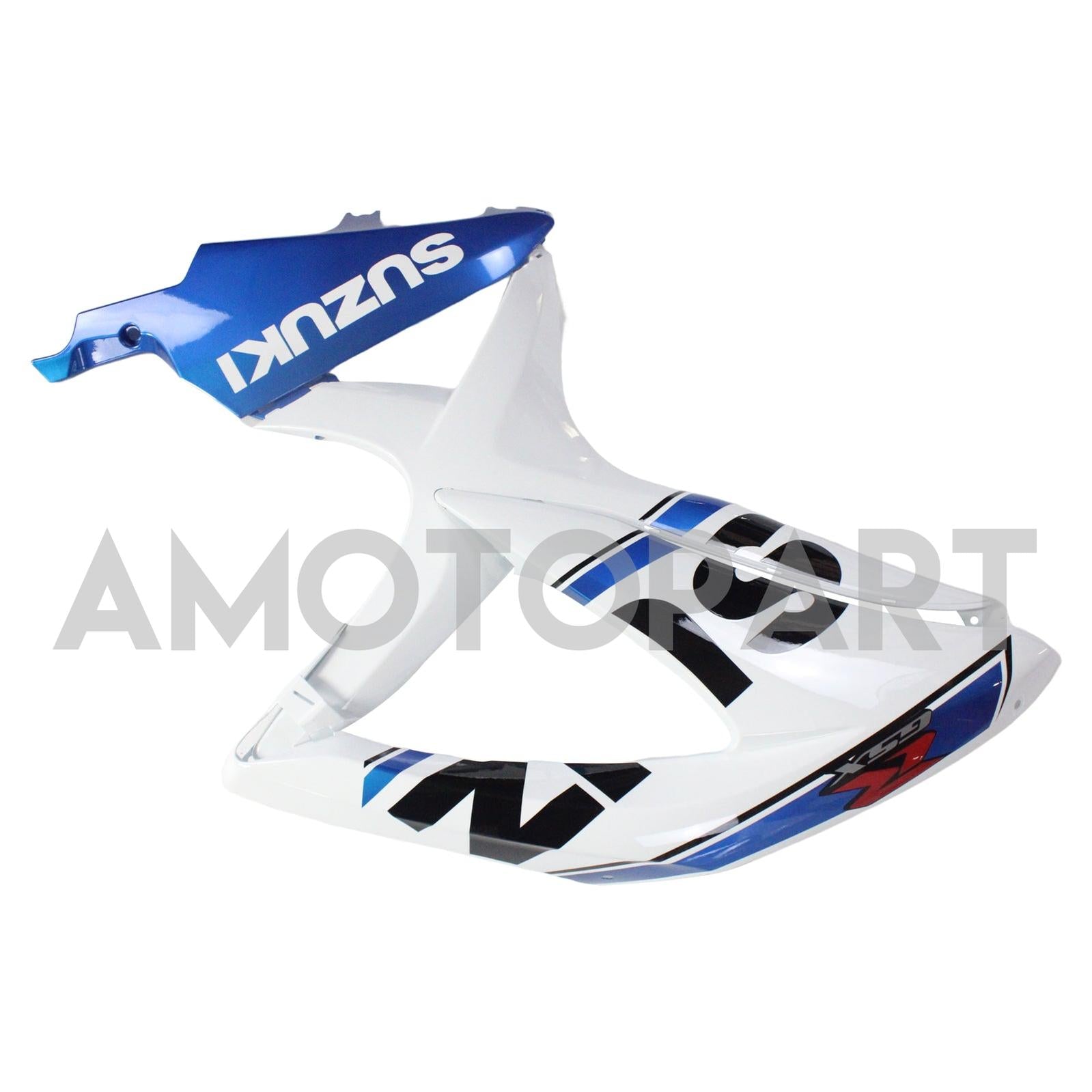 Amotopart 2008-2010 Suzuki GSXR600/750 Fairing White & Blue Kit