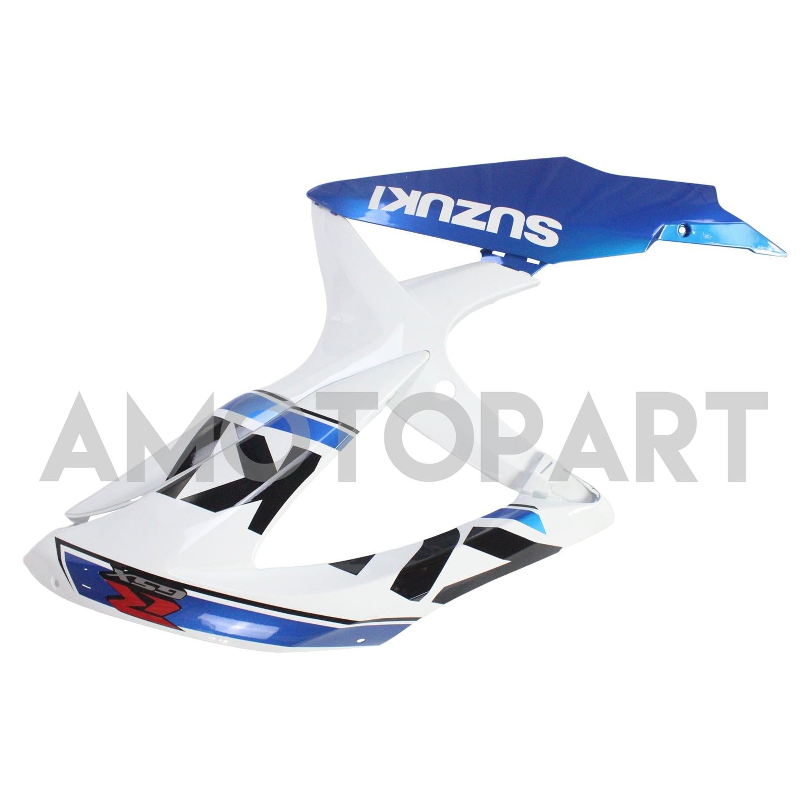 Amotopart 2008-2010 Suzuki GSXR600/750 Fairing White & Blue Kit