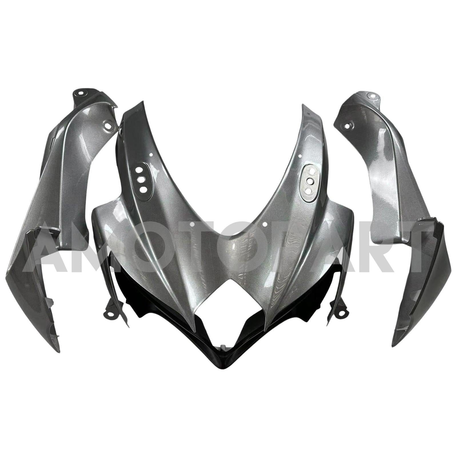 Amotopart 2008-2010 Suzuki GSXR600/750 Fairing Dark Grey Kit