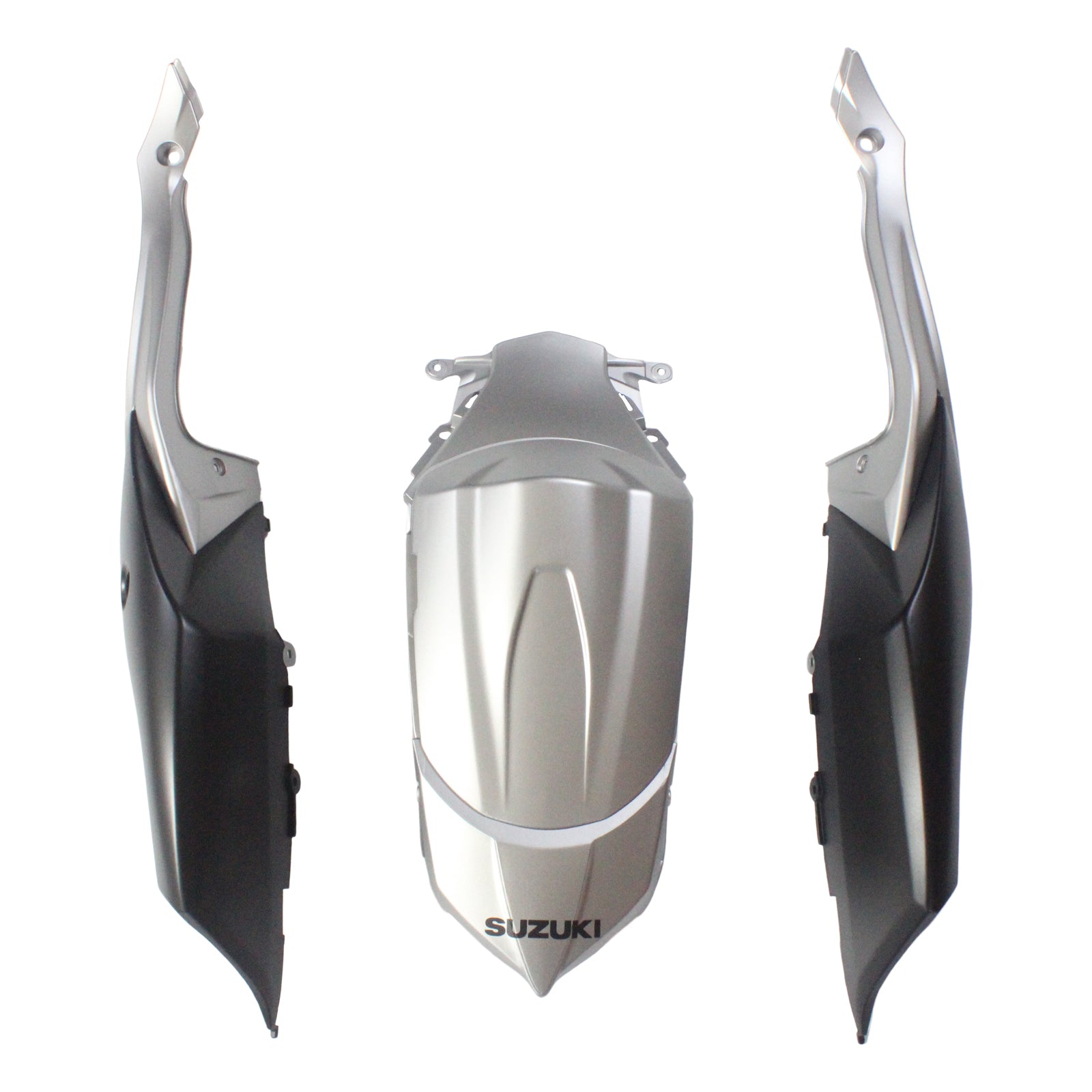 Amotopart 2008-2010 Suzuki GSXR600/750 Fairing Grey&Sliver style 3 Kit