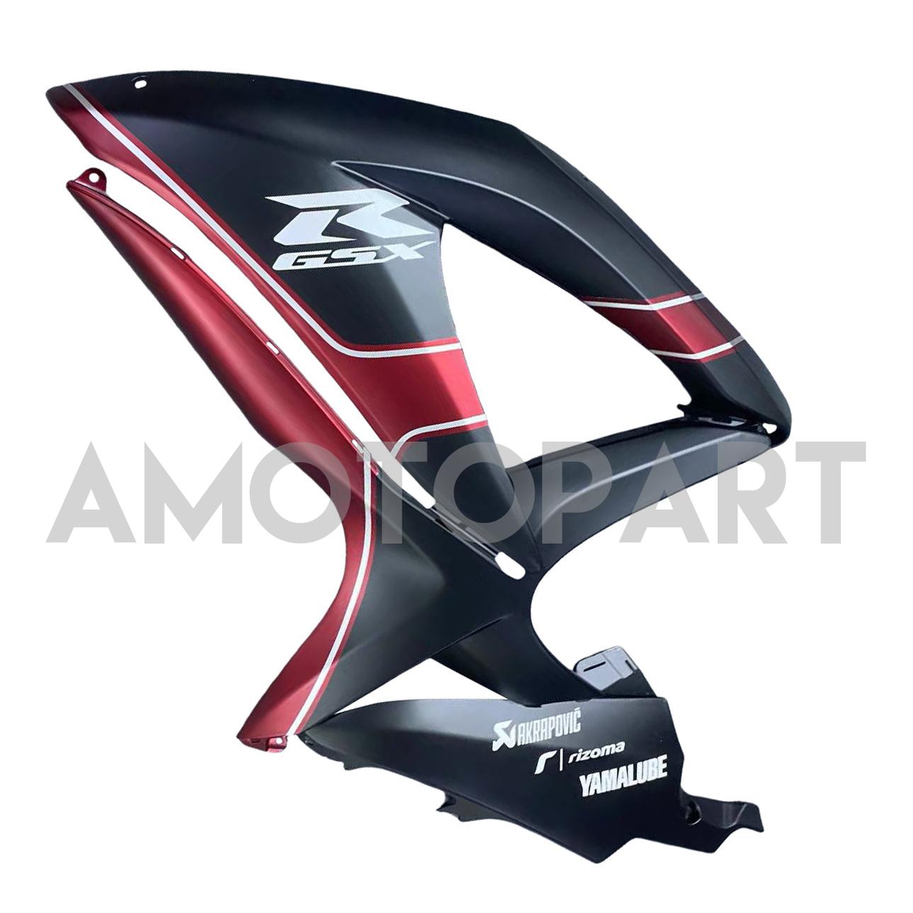 Amotopart 2008–2010 Suzuki GSXR 600/750 K8, mattrot&Schwarzes Verkleidungskit