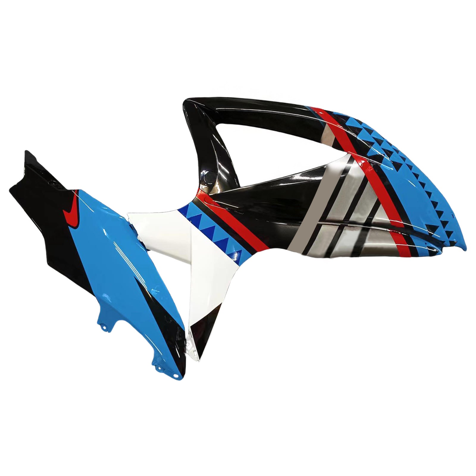 Amotopart 2008-2010 Suzuki GSXR 600/750 K8 Blue&Red Fairing Kit
