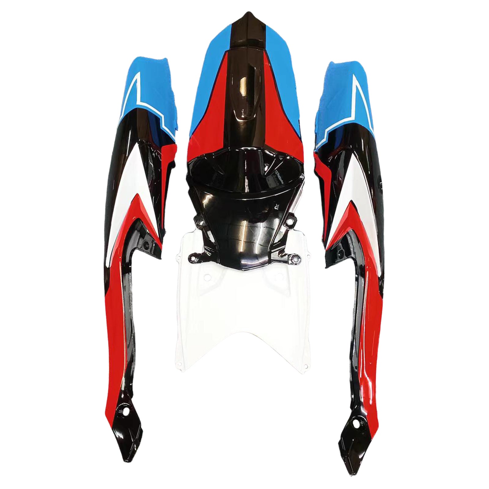 Amotopart 2008-2010 Suzuki GSXR 600/750 K8 Blue&Red Fairing Kit