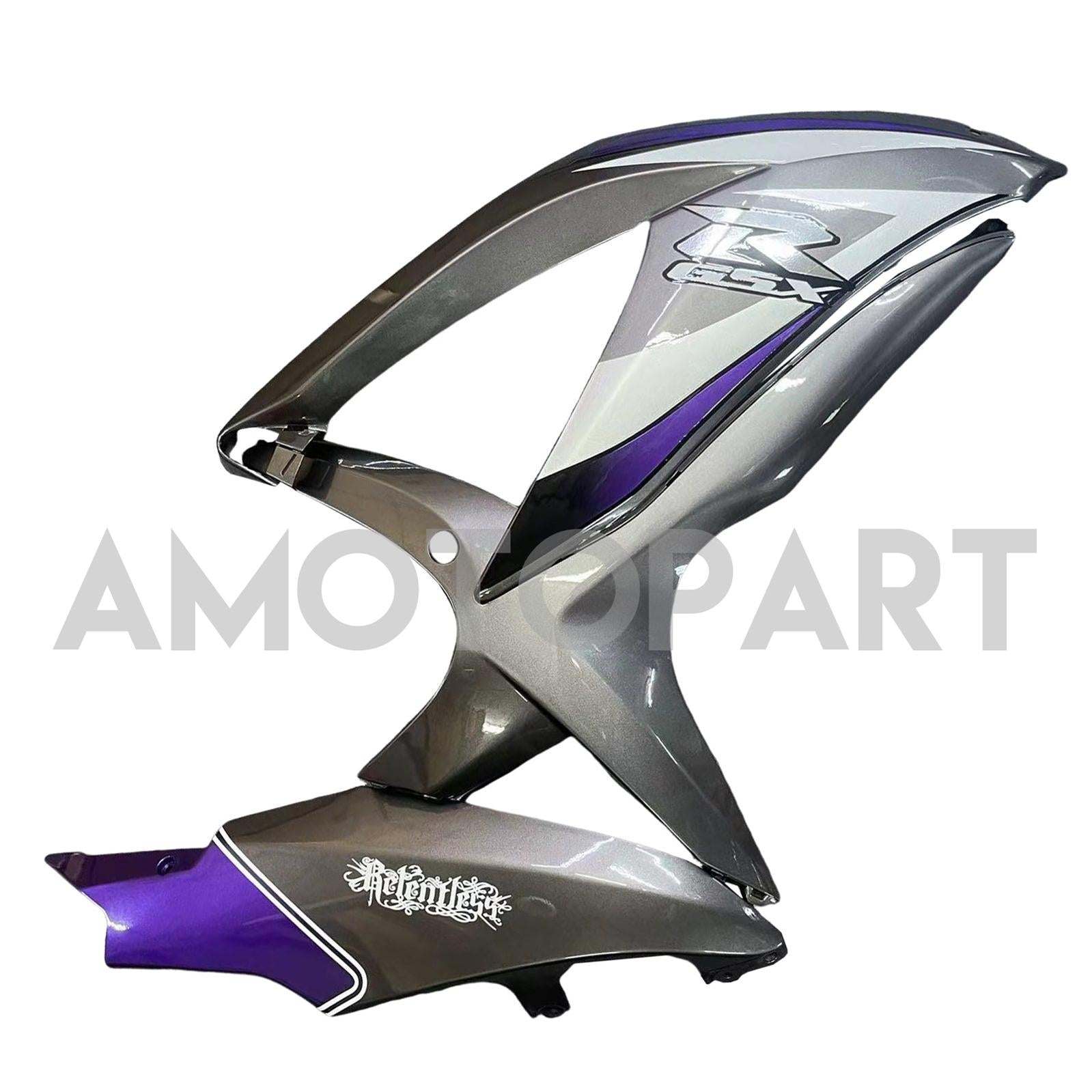 Amotopart 2008-2010 Suzuki GSXR 600/750 K8 Gray & Purple Fairing Kit