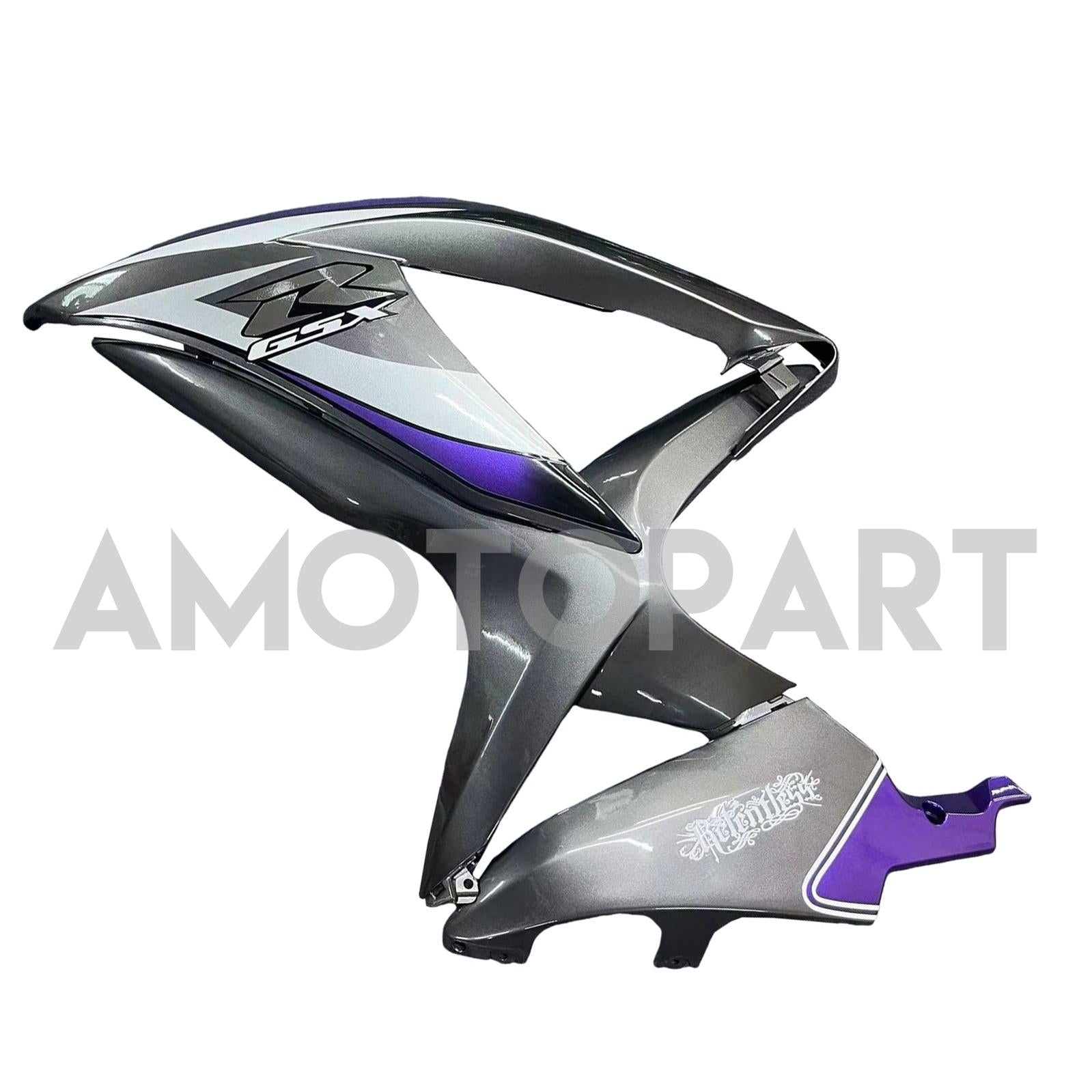 Amotopart 2008-2010 Suzuki GSXR 600/750 K8 Gray & Purple Fairing Kit