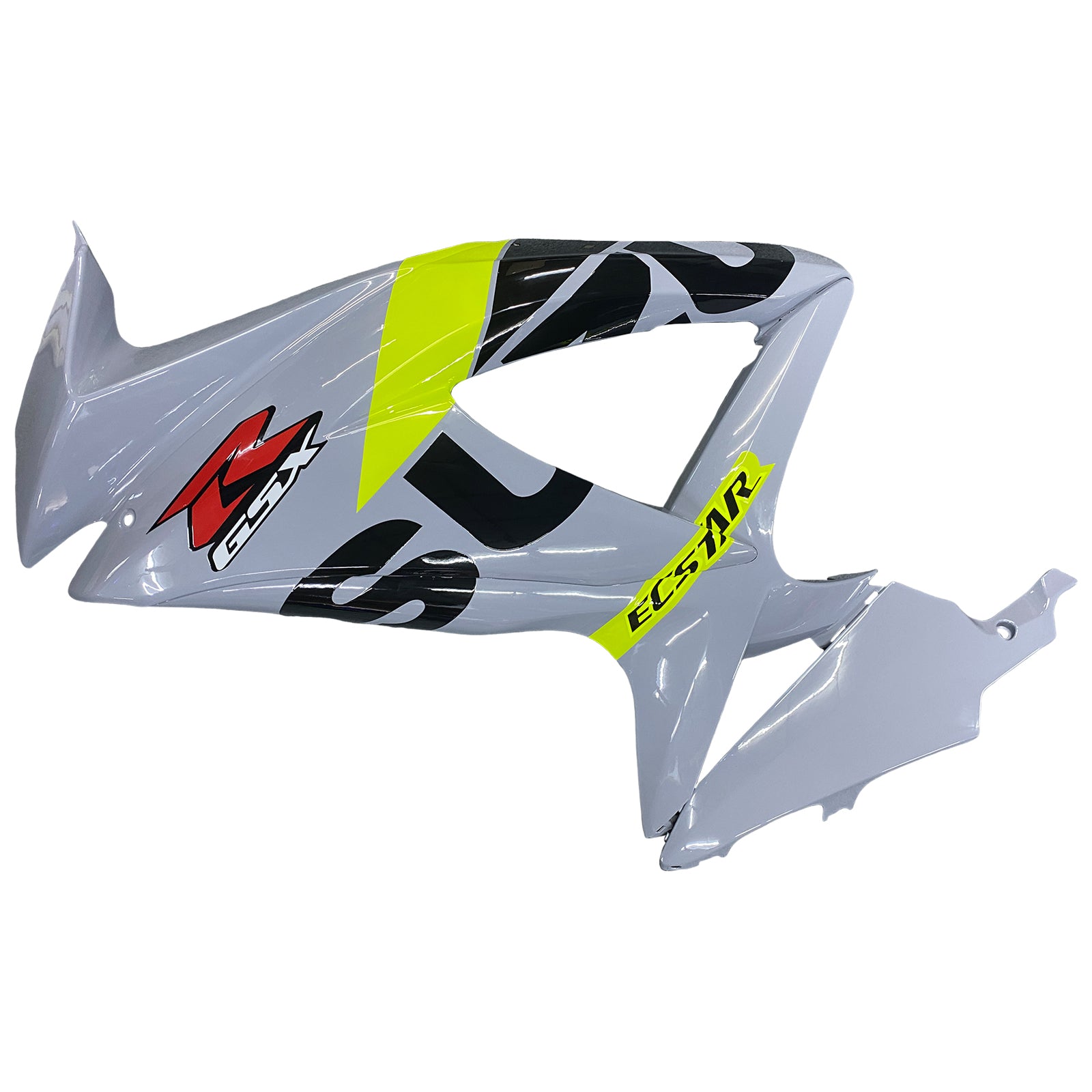 Amotopart 2008-2010 Suzuki GSXR 600/750 K8 Gray & Yellow Fairing Kit
