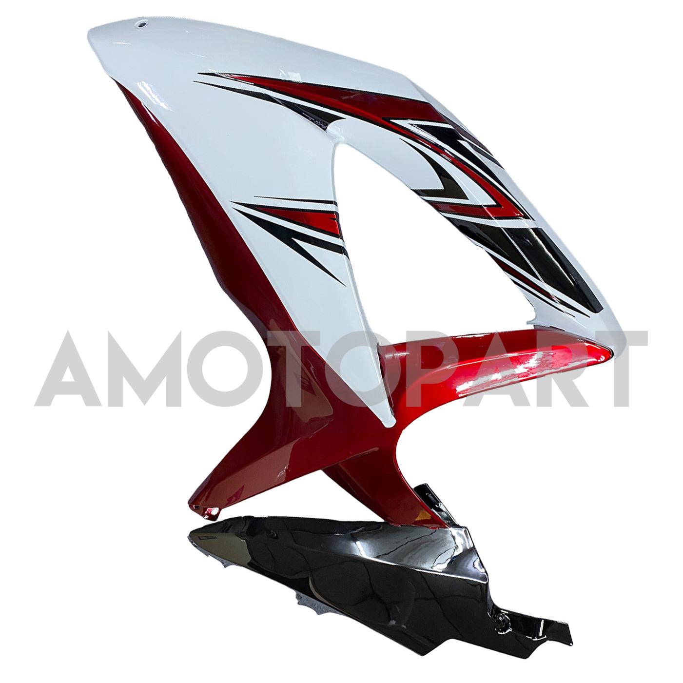 Amotopart 2008–2010 K8 GSXR 600/750 Suzuki, Rot&Weißes Verkleidungsset