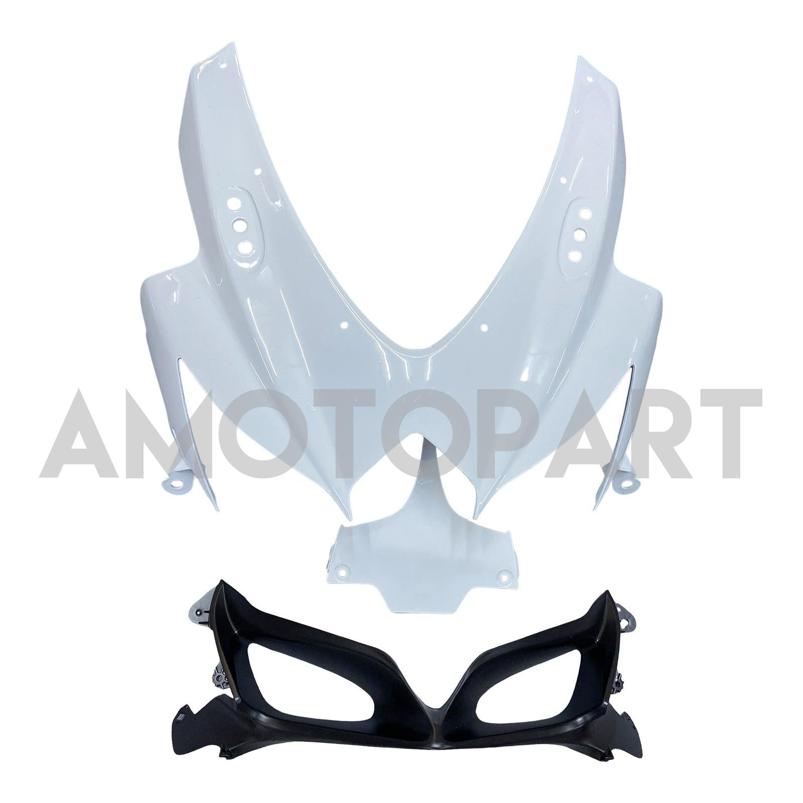 Amotopart 2008–2010 K8 GSXR 600/750 Suzuki, Rot&Weißes Verkleidungsset