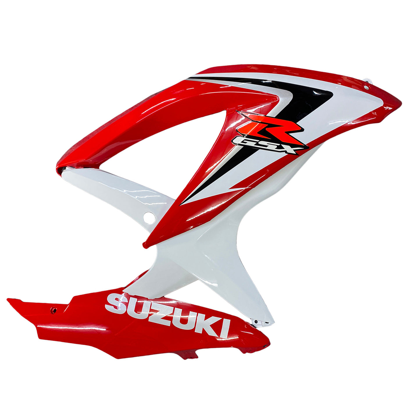 Amotopart 2008-2010 K8 GSXR 600/750 Suzuki Red&White Style1 Fairing Kit