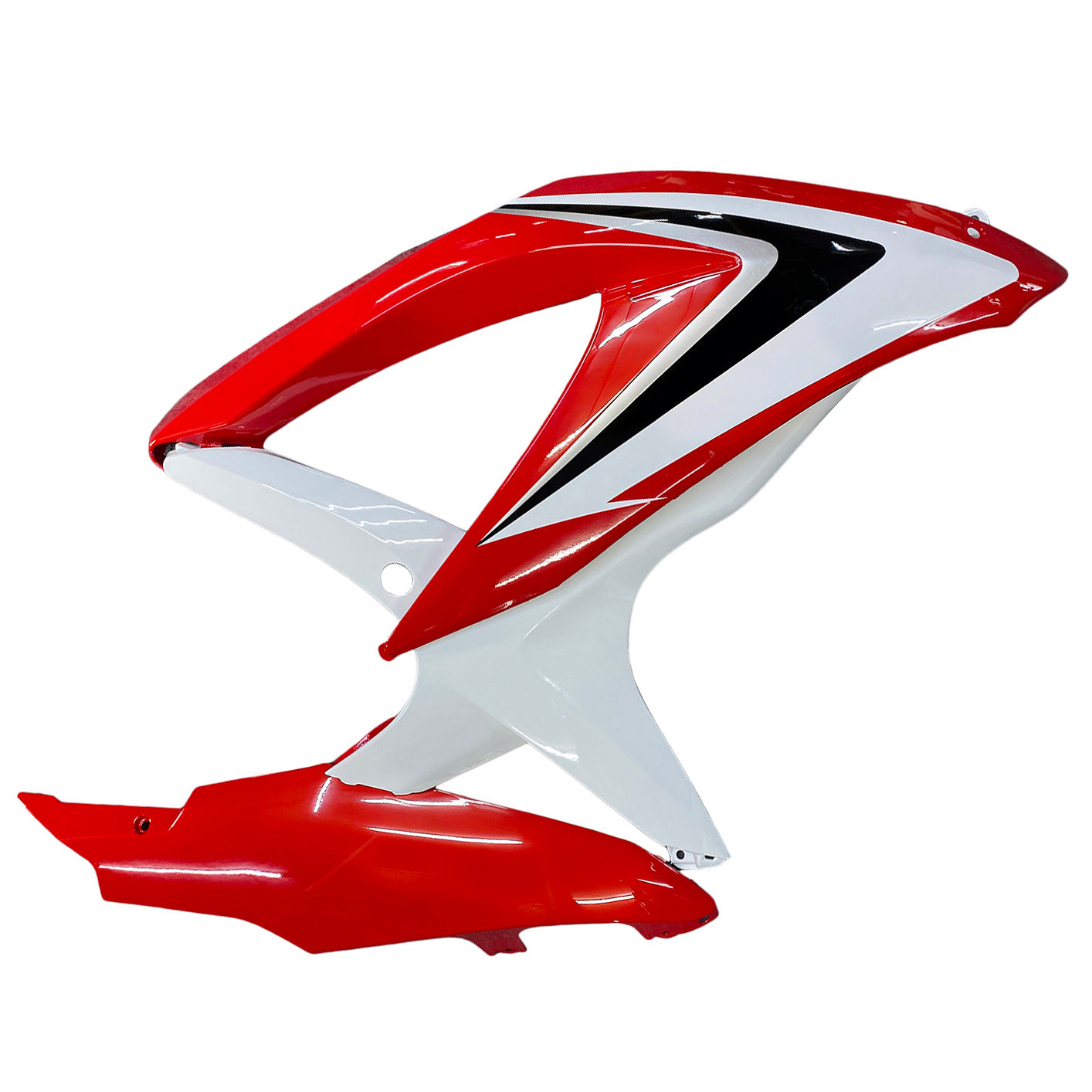 Amotopart 2008-2010 K8 GSXR 600/750 Suzuki Red&White Style1 Fairing Kit