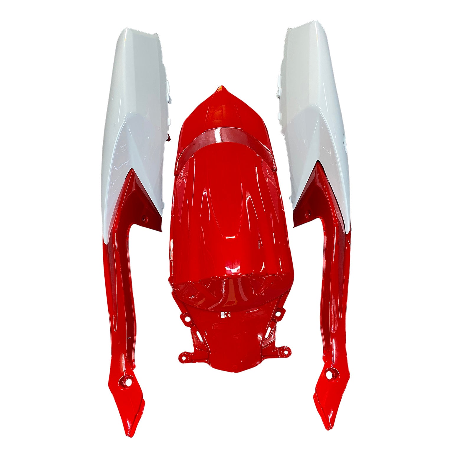 Amotopart 2008-2010 K8 GSXR 600/750 Suzuki Red&White Style1 Fairing Kit