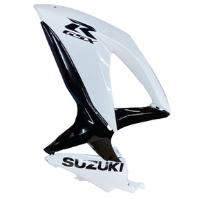 Amotopart 2008-2010 K8 GSXR 600/750 Suzuki White&Black Fairing Kit