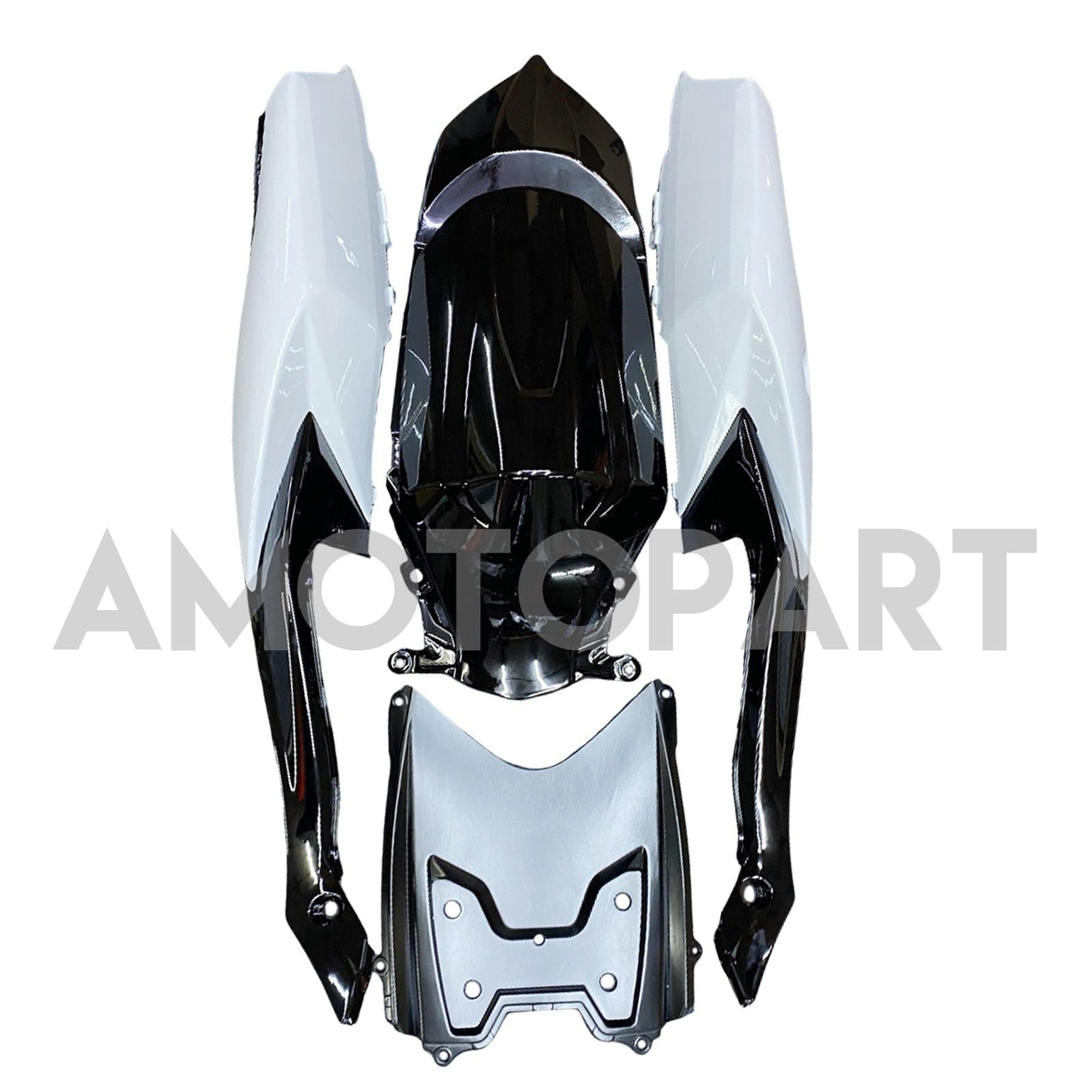 Amotopart 2008-2010 K8 GSXR 600/750 Suzuki White & Black Fairing Kit