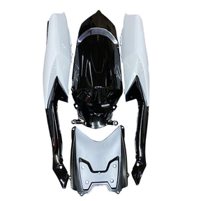 Amotopart 2008-2010 K8 GSXR 600/750 Suzuki White&Black Fairing Kit