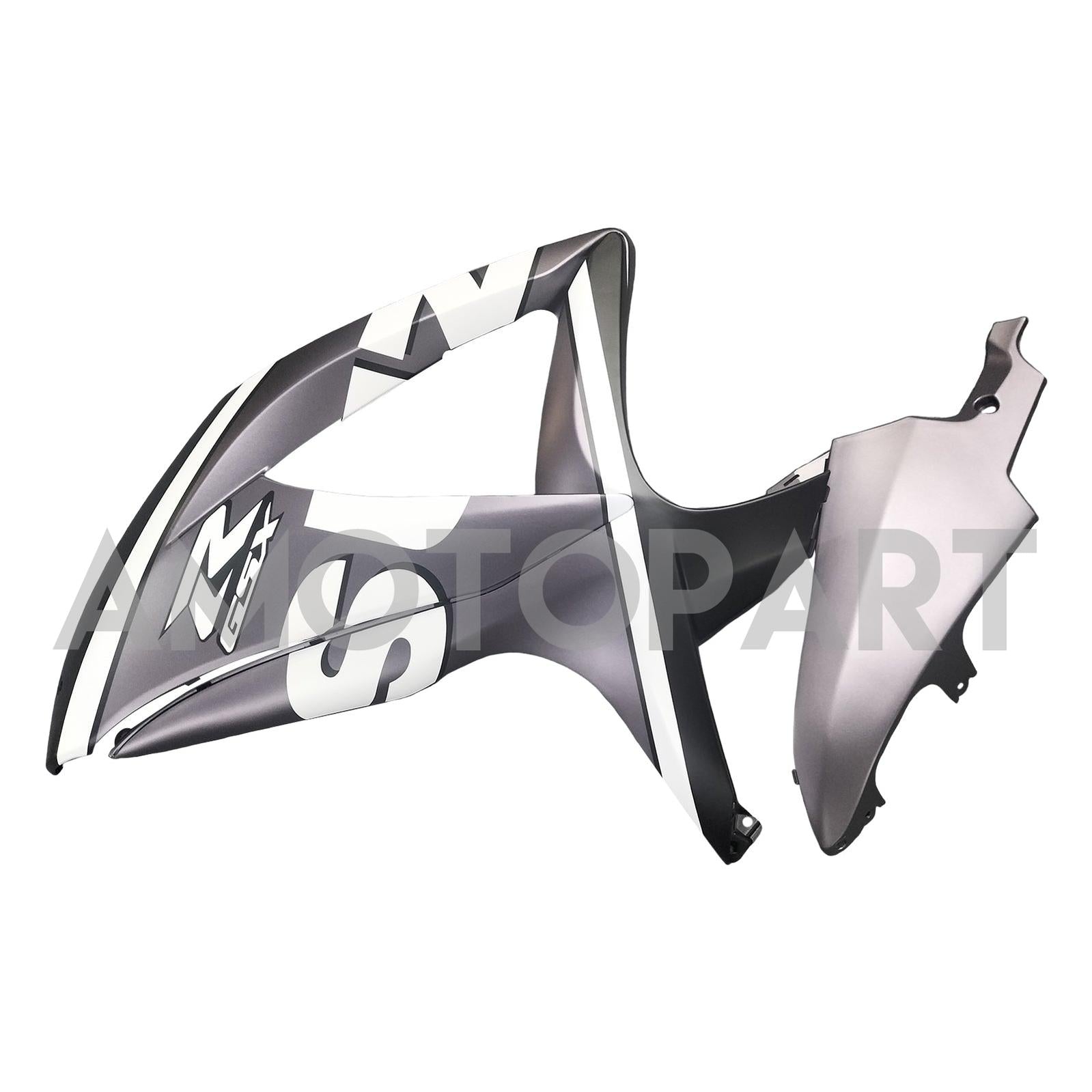 Amotopart 2008–2010 K8 GSXR 600/750 Suzuki Grau&Schwarzes Verkleidungskit