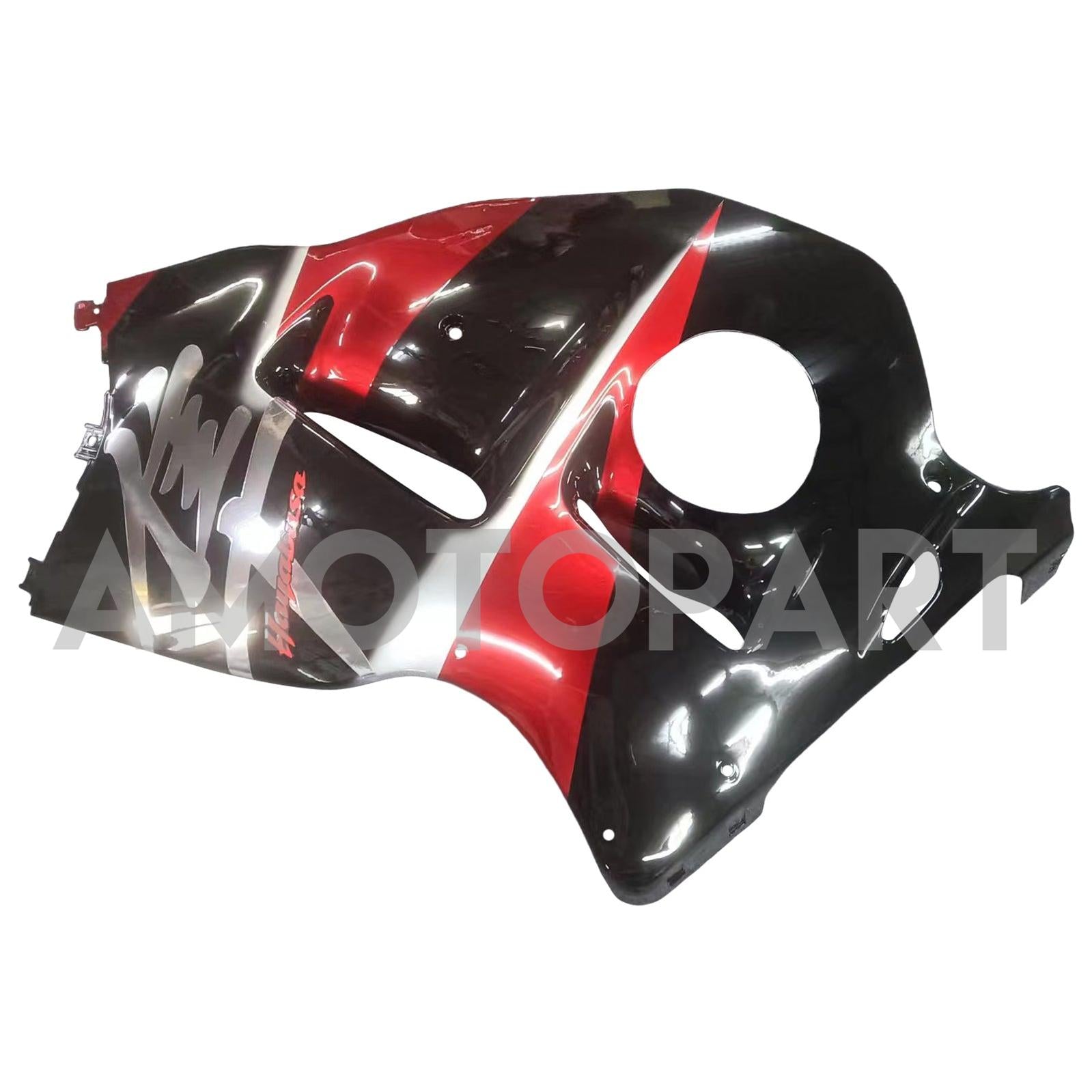 AMOTOTART SUZUKI HAYABUSA GSX1300R 1999-2007 Fansing G-Black & Red Kit