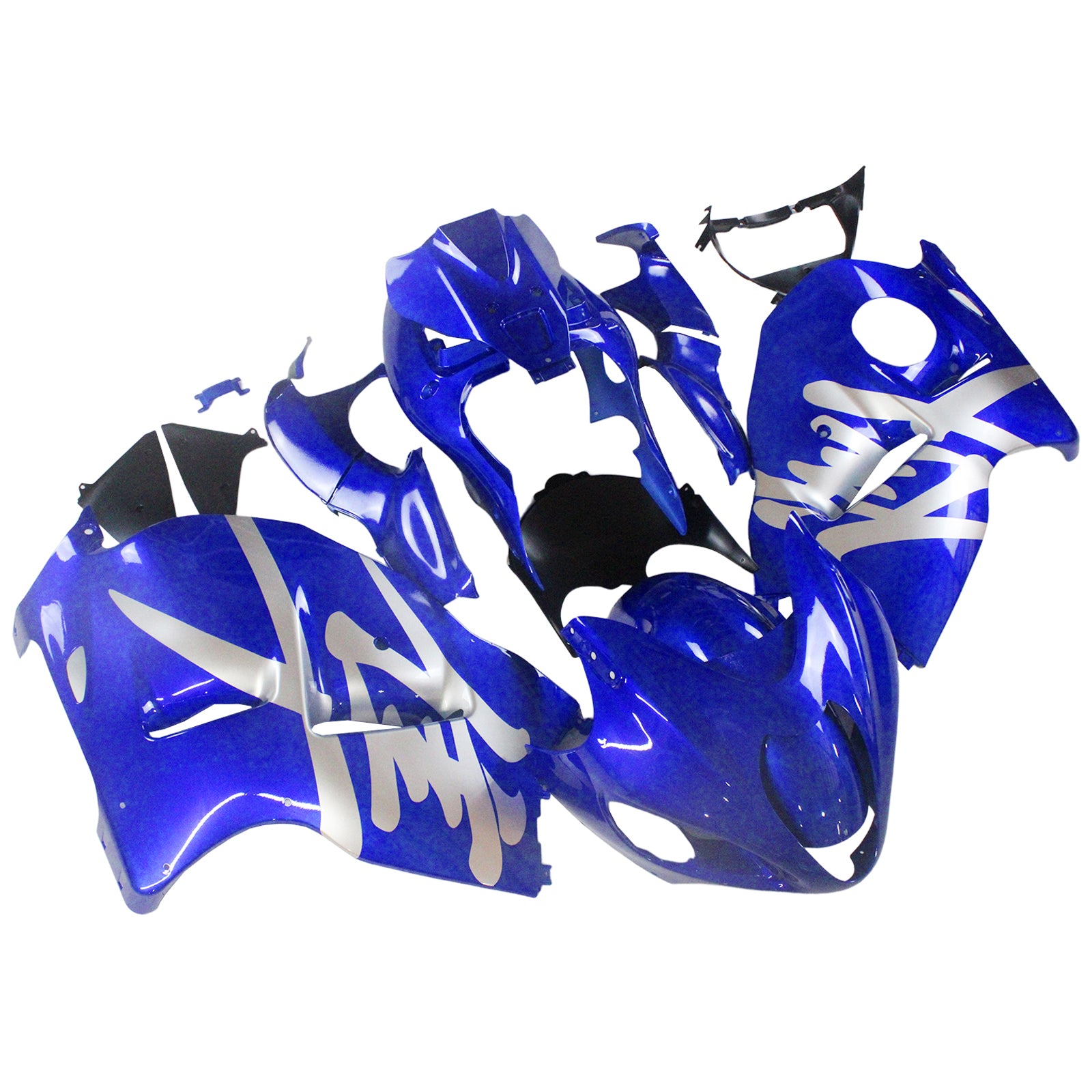 Amotopart 1999-2007 Kit carena Suzuki Hayabusa GSX1300R blu lucido