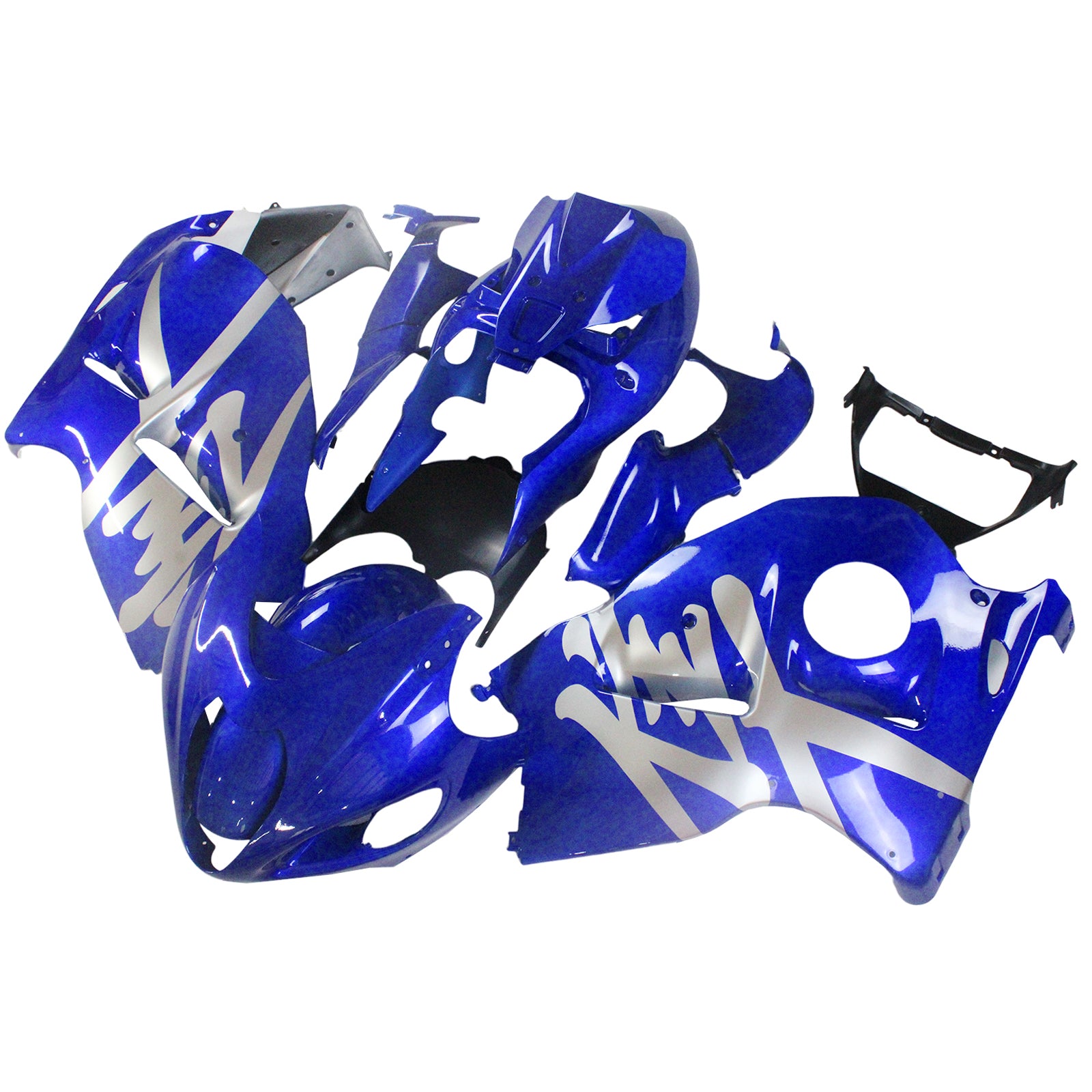 Amotopart 1999-2007 Suzuki Hayabusa GSX1300R Fairing Gloss Blue Kit