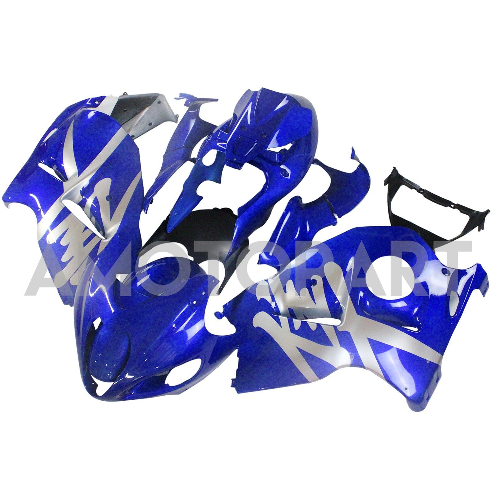 Amotopart 1999-2007 Suzuki Hayabusa GSX1300R Fairing Gloss Blue Kit