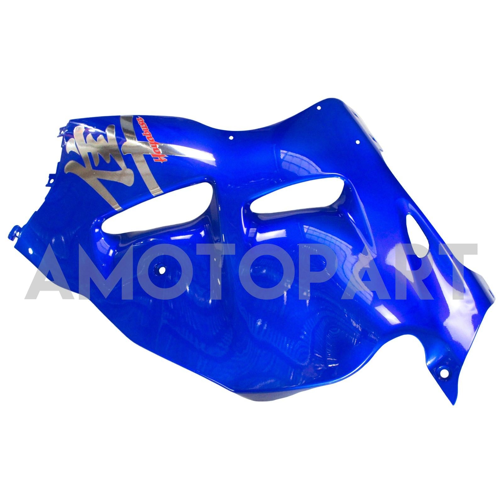 Amotopart 1999–2007 Suzuki Hayabusa GSX1300R Verkleidung, Blau&Briefkasten