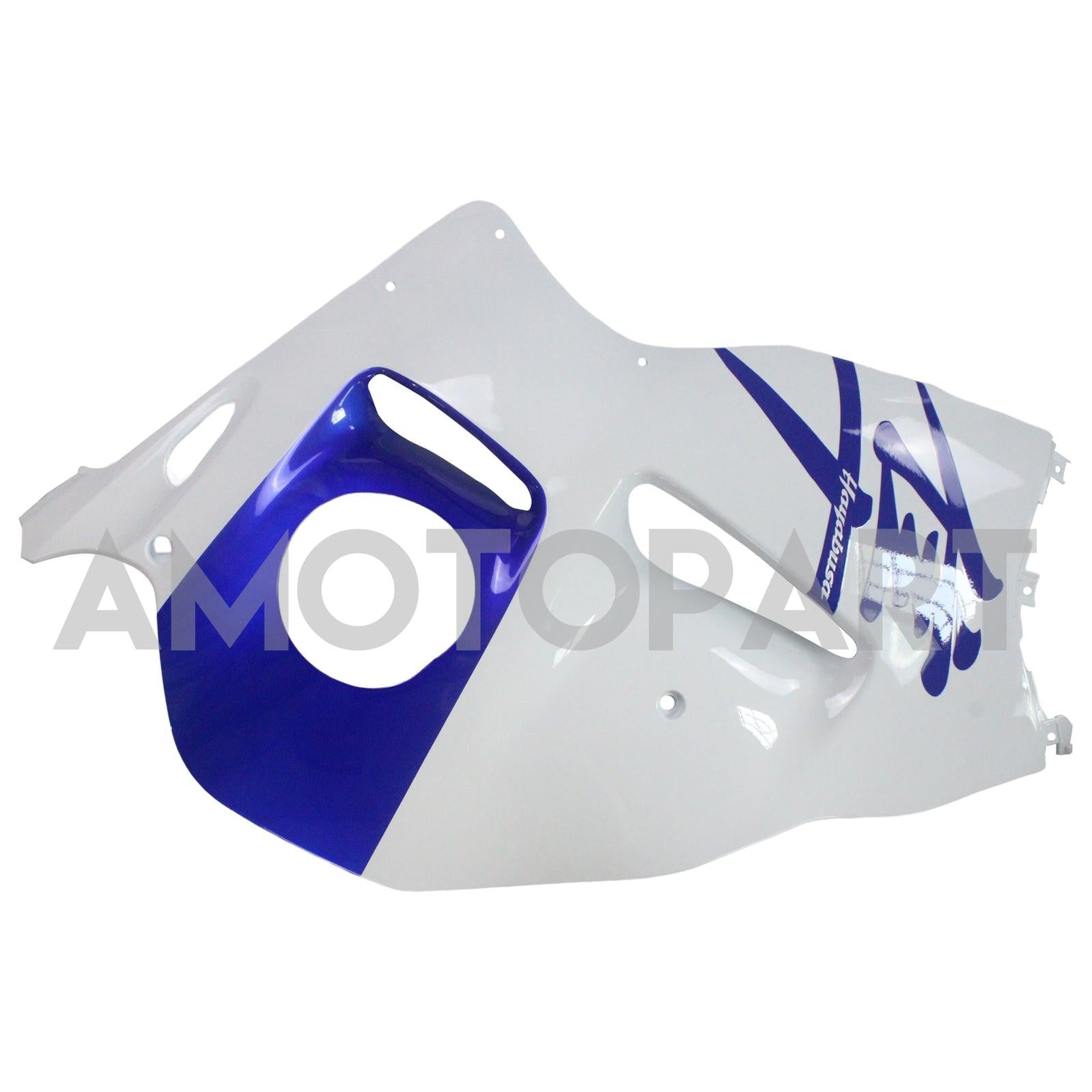 Amotopart 1999-2007 Suzuki Hayabusa GSX1300R Fairing White & Blue Kit