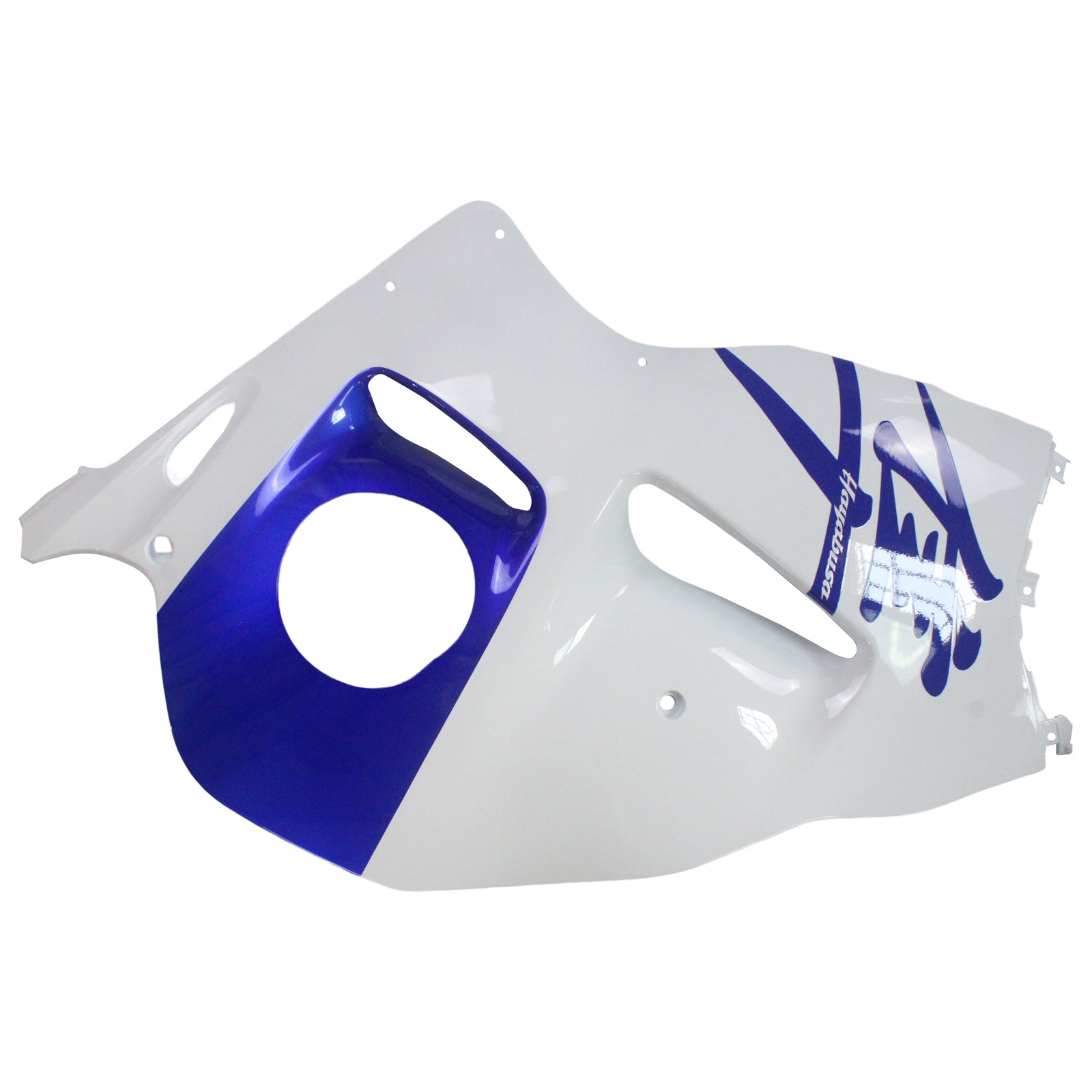 Amotopart 1999-2007 Suzuki Hayabusa GSX1300R Fairing White&Blue Kit