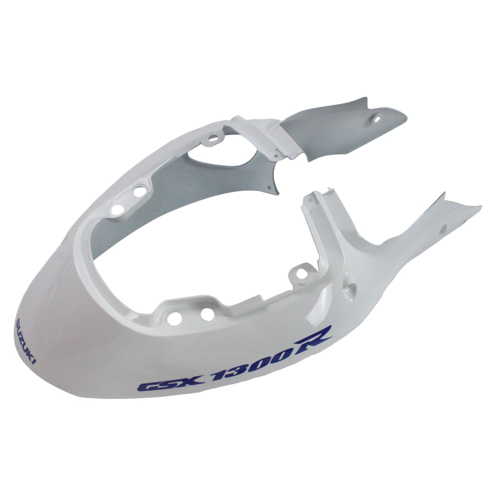 Amotopart 1999-2007 Suzuki Hayabusa GSX1300R Fairing White&Blue Kit