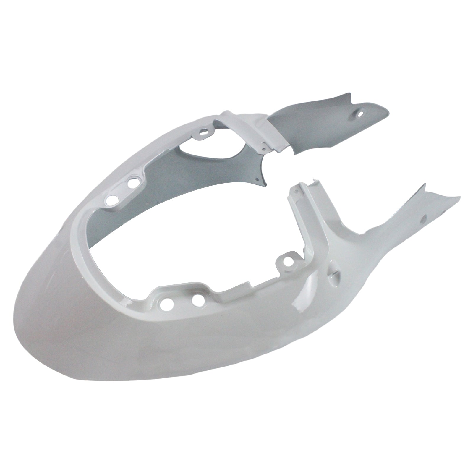 Amotopart Verkleidung für Suzuki Hayabusa GSX1300R (1999–2007), Weiß&Blaues Trikot