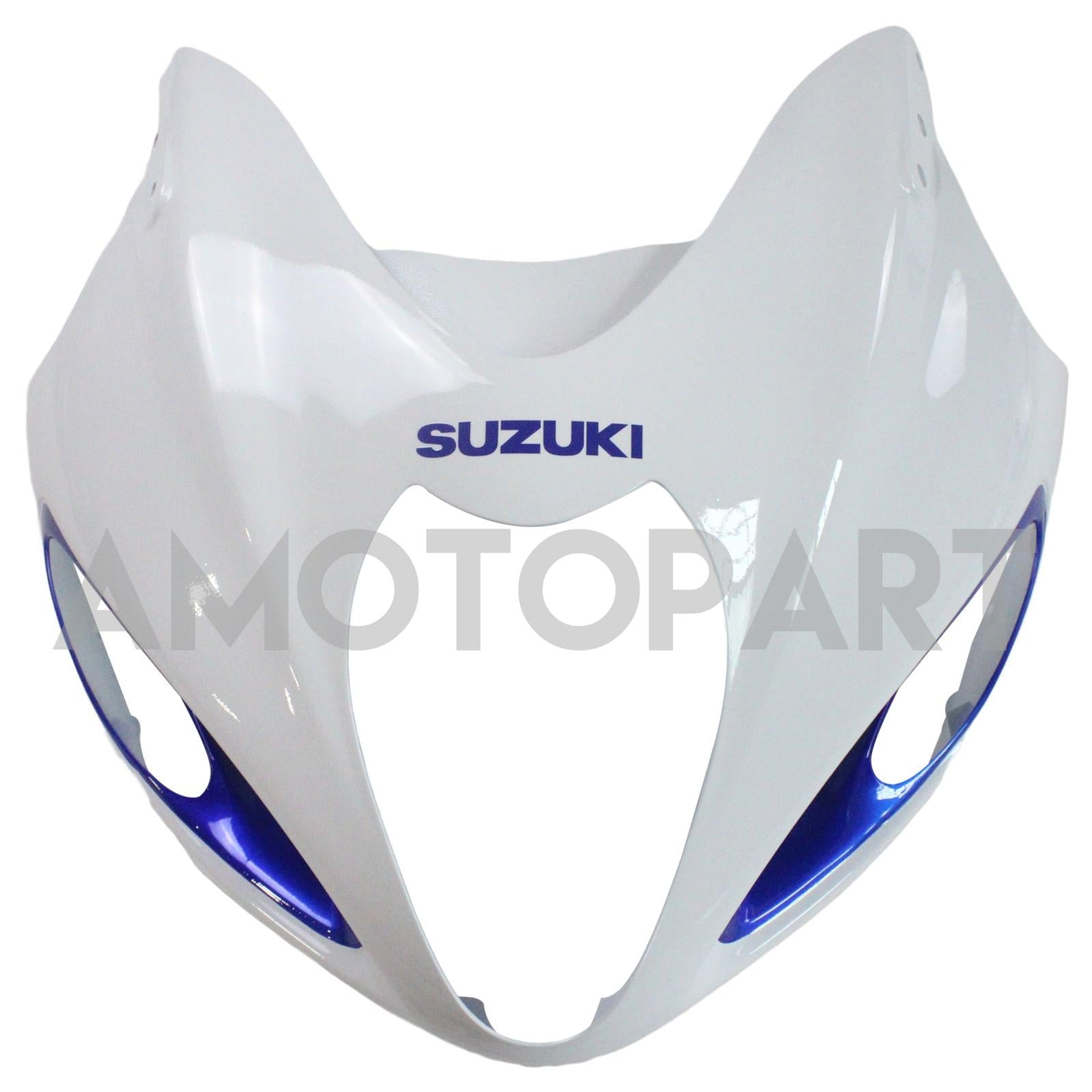 Amotopart 1999-2007 Suzuki Hayabusa GSX1300R Fairing White & Blue Kit