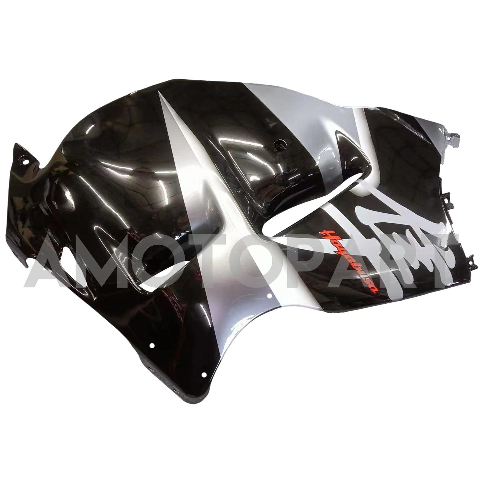 Amotopart 1999–2007 Suzuki Hayabusa GSX1300R Verkleidung, Grau&Schwarzes Kit