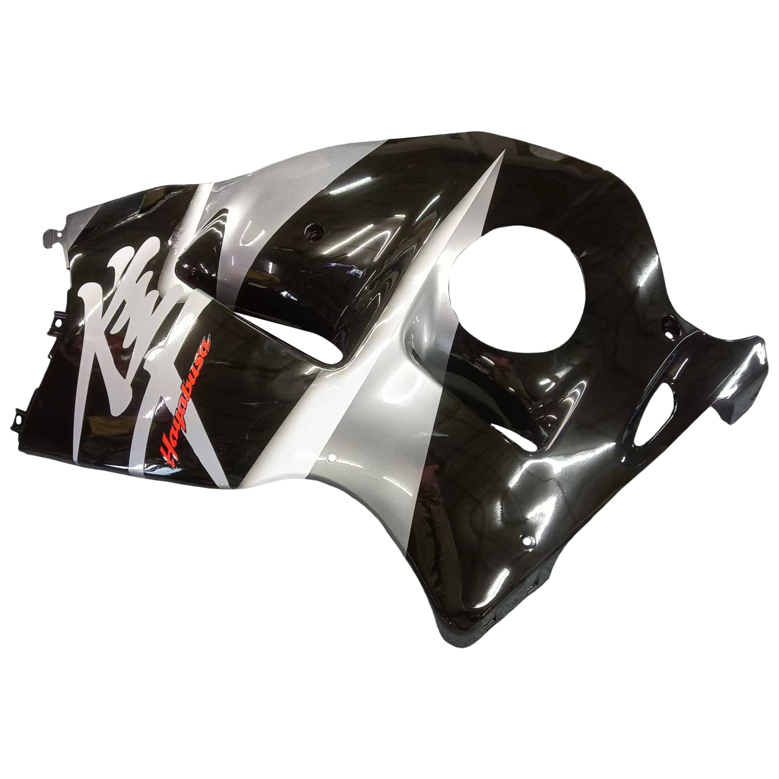 Amotopart 1999-2007 Suzuki Hayabusa GSX1300R Fairing Grey&Black Kit