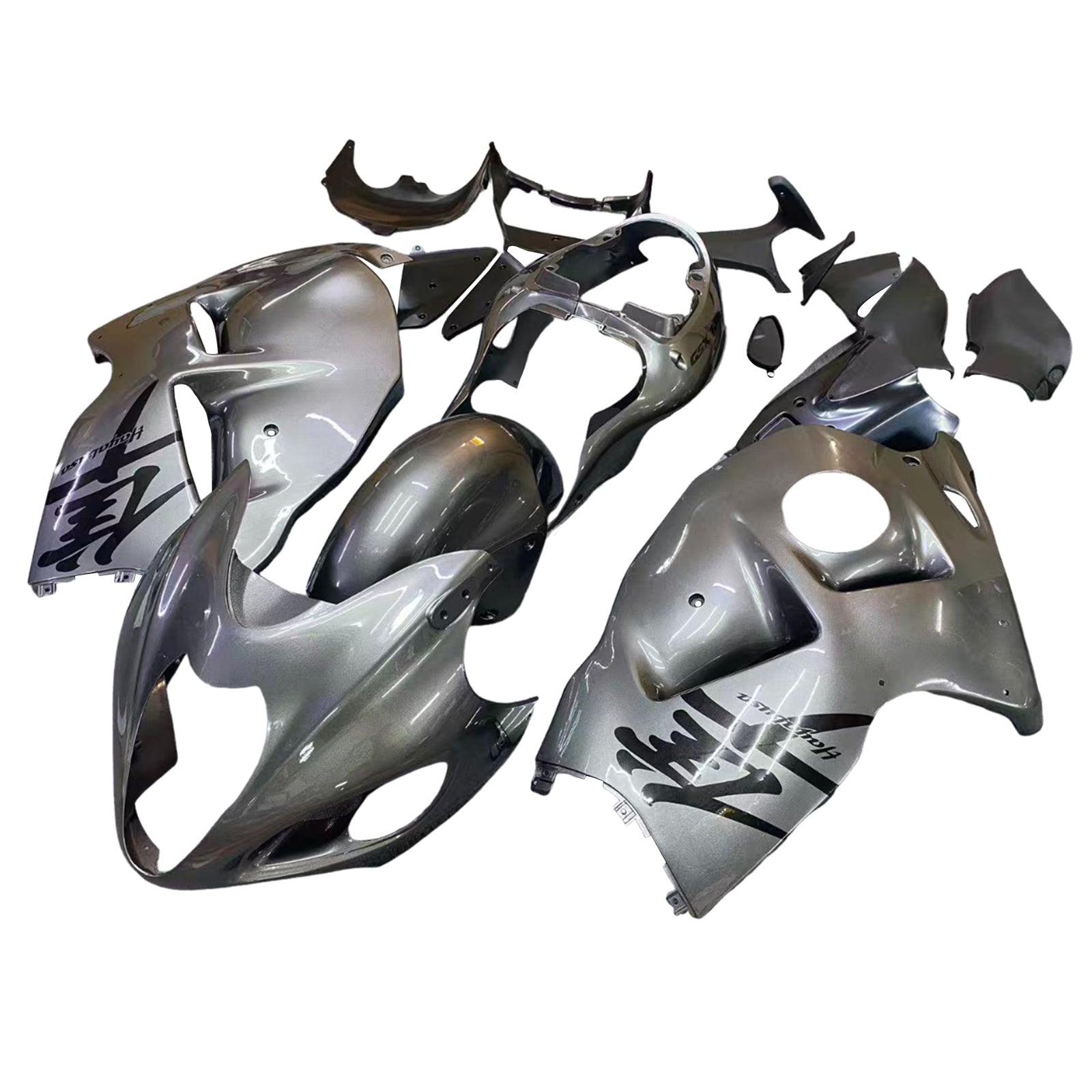 Amotopart 1999-2007 Suzuki Hayabusa GSX1300R Gray Fairing Kit