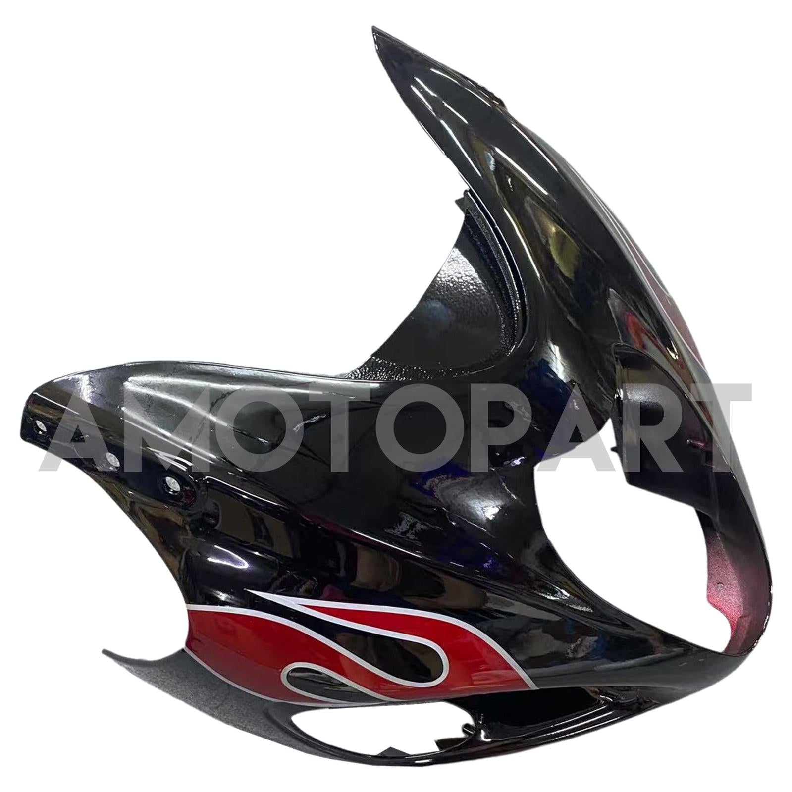 Amotopart 1999–2007 Suzuki Hayabusa GSX1300R, Rot&Schwarzes Style3-Verkleidungskit