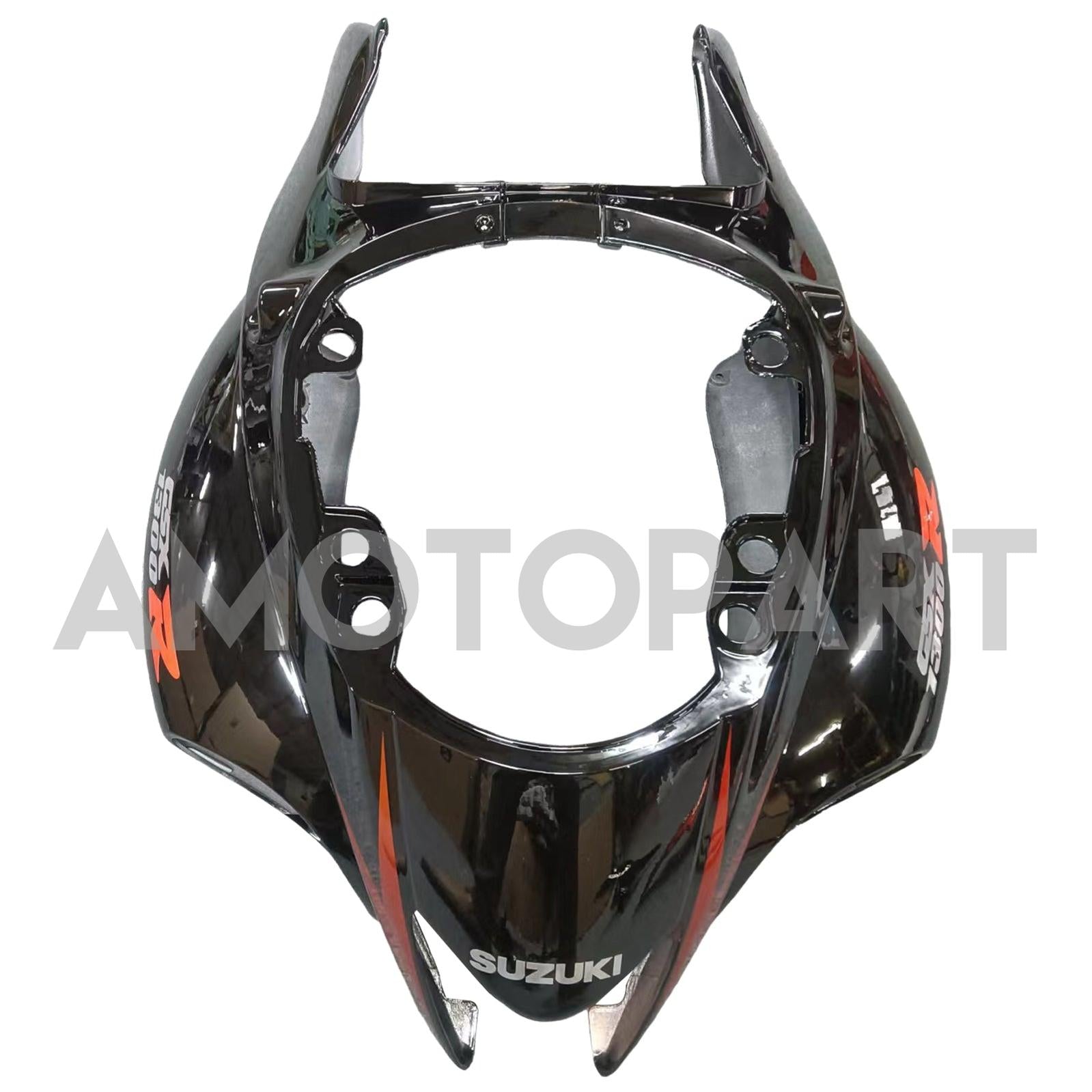 Amotopart 2008-2020 Suzuki Hayabusa GSX1300R Gloss Orange & Black Fairing Kit