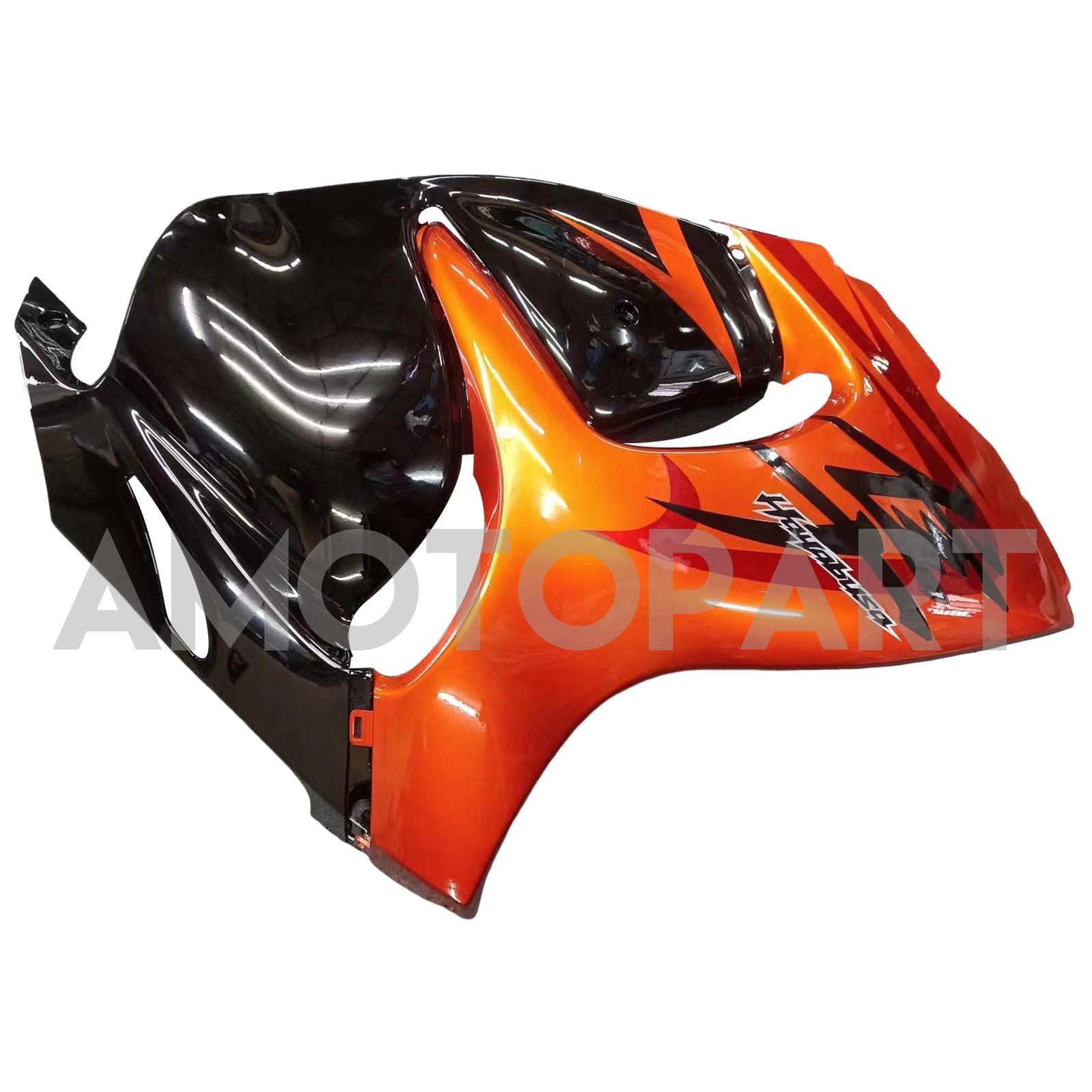 Amotopart 2008-2020 Suzuki Hayabusa GSX1300R Gloss Orange & Black Fairing Kit