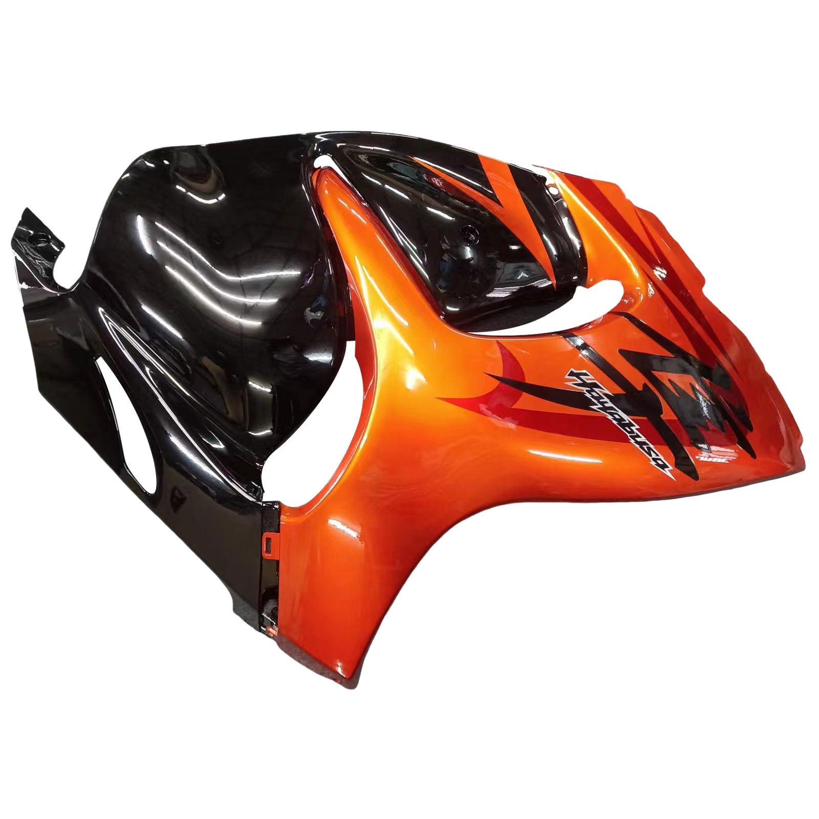 Amotopart 2008–2020 Suzuki Hayabusa GSX1300R Verkleidungsset in glänzendem Orange und Schwarz