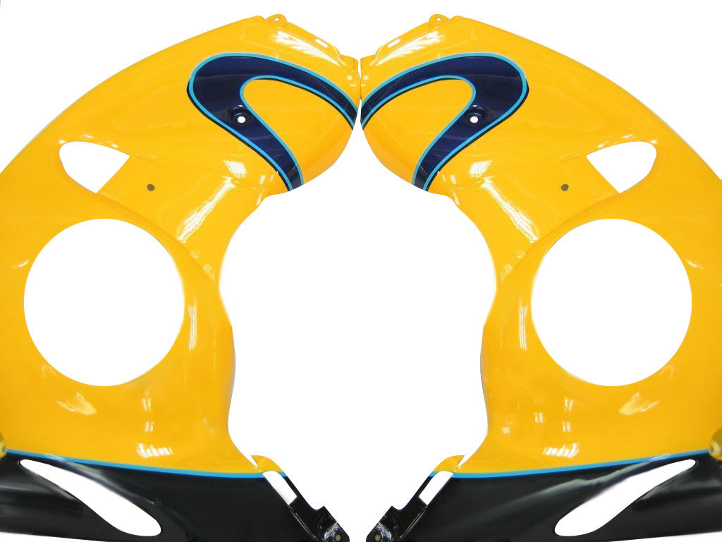 Amotopart 2008-2020 Suzuki Hayabusa GSX1300R Yellow&Blue Fairing Kit