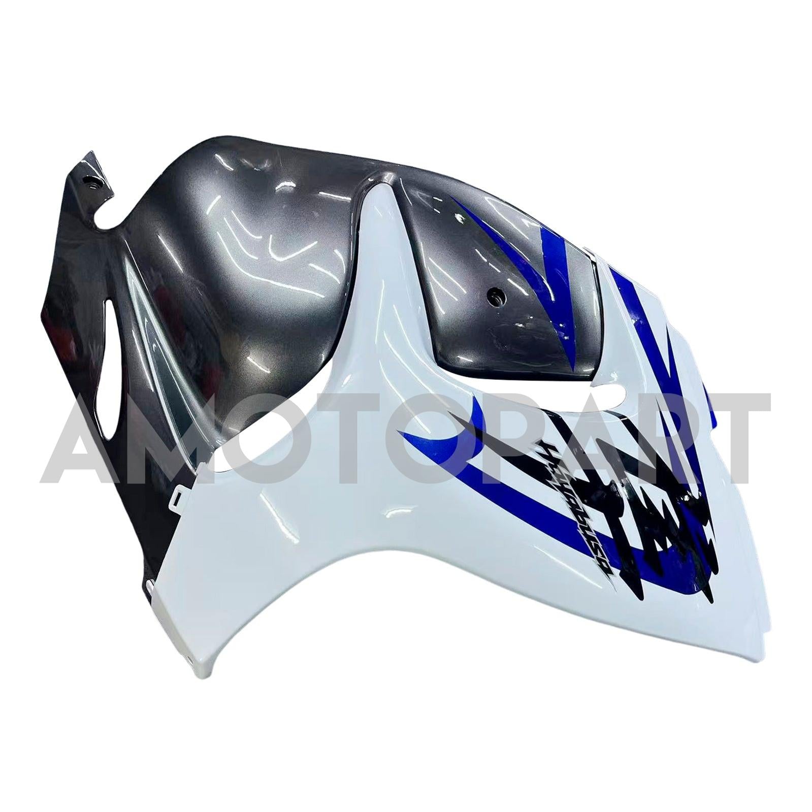 Amotopart 2008-2020 Suzuki Hayabusa GSX1300R White&Grey Fairing Kit