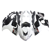 Amotopart 2008-2020 Suzuki Hayabusa GSX1300R  Fairing White&Black Kit