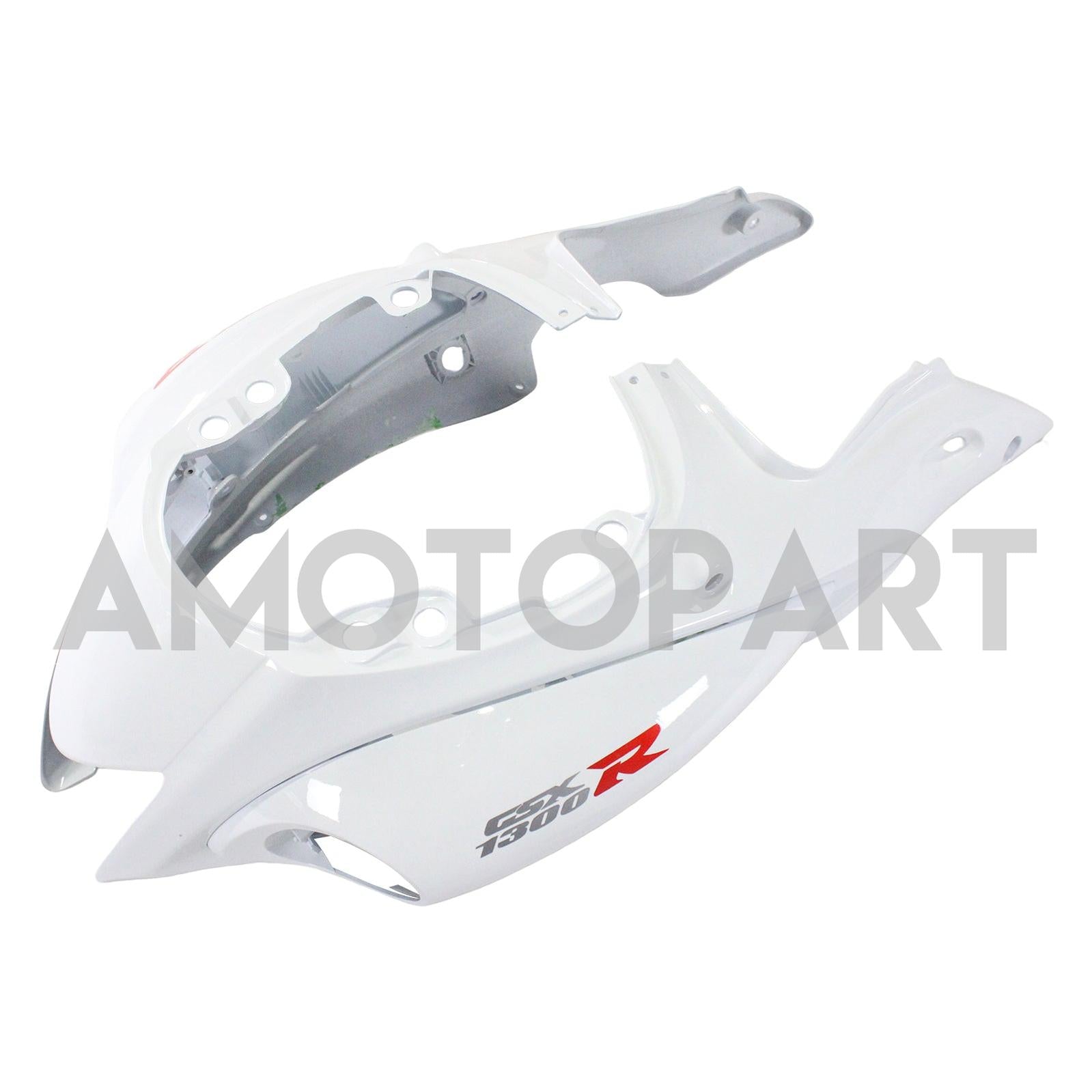 Amotopart 2008-2020 Suzuki Hayabusa GSX1300R  Fairing White&Black Kit