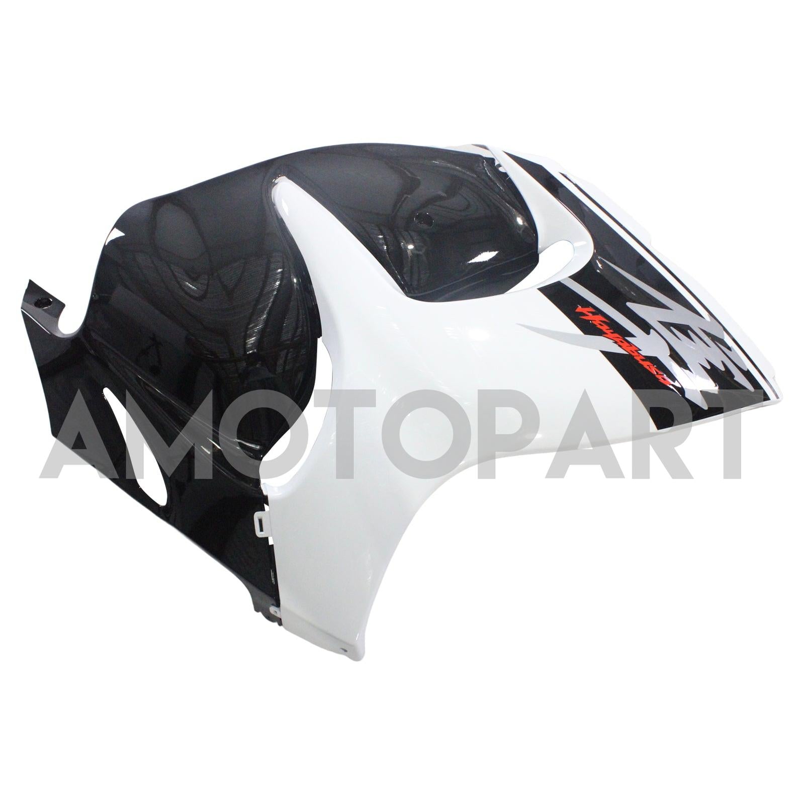 Amotopart 2008-2020 Suzuki Hayabusa GSX1300R  Fairing White&Black Kit