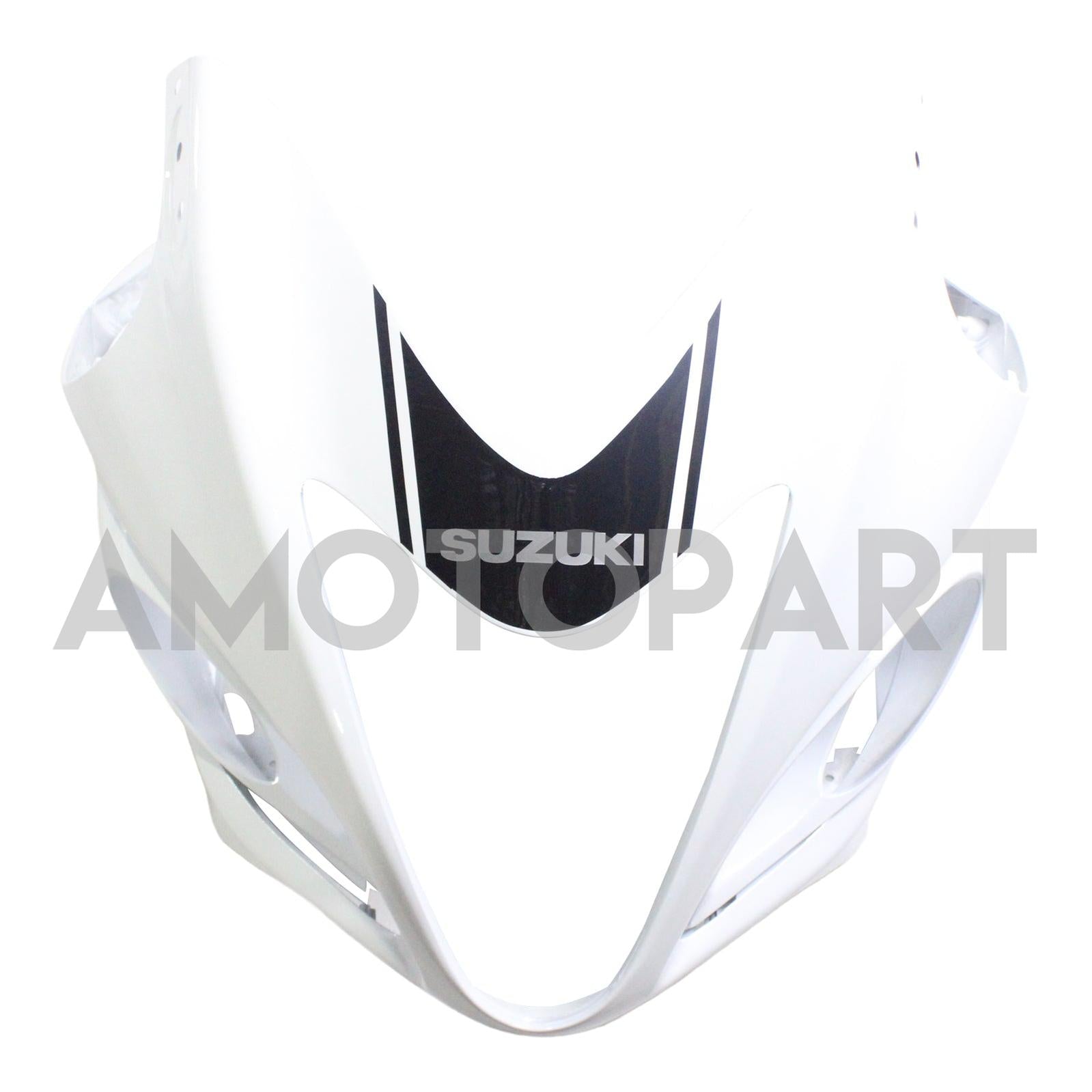 Amotopart 2008-2020 Suzuki Hayabusa GSX1300R  Fairing White&Black Kit