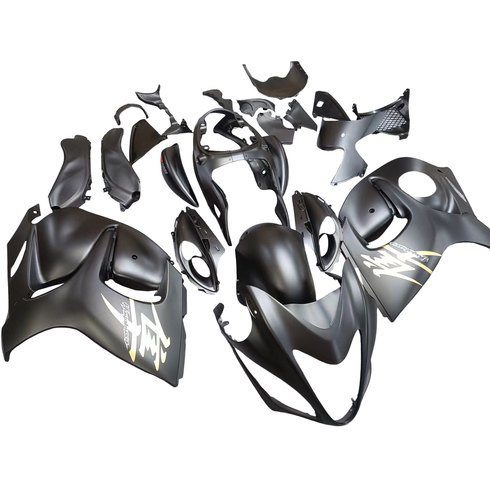 Amotopart 2008-2020 Suzuki Hayabusa GSX1300R  Fairing Matte Black Kit