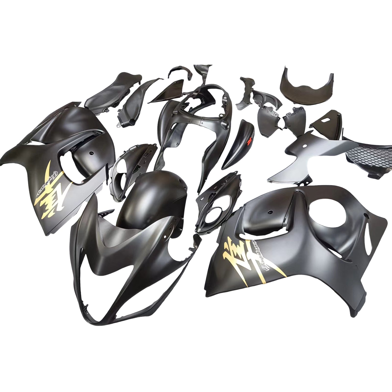 Amotopart 2008-2020 Suzuki Hayabusa GSX1300R  Fairing Matte Black Kit