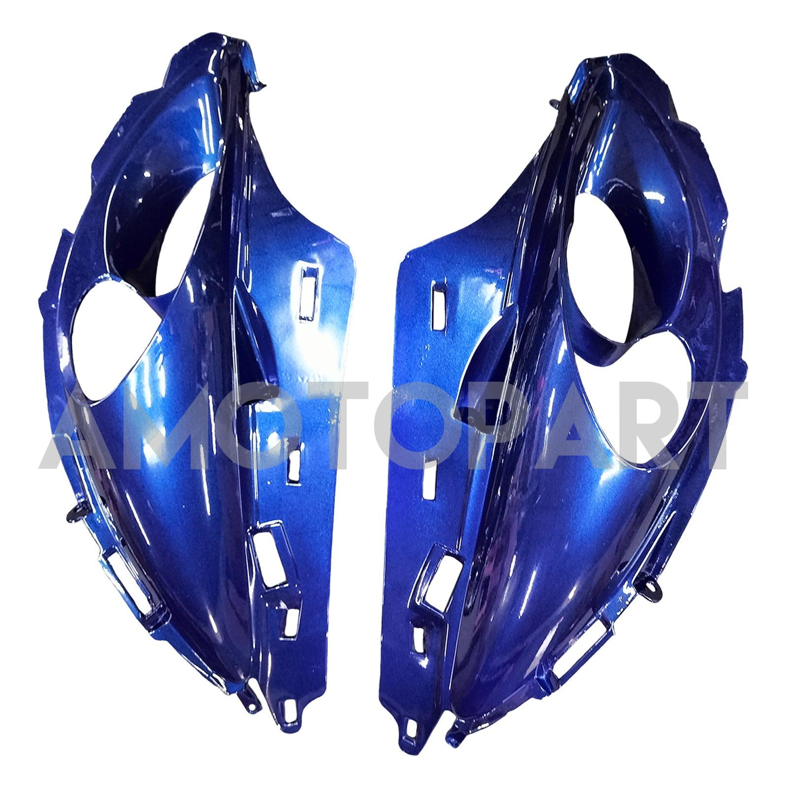 Amotopart 2008-2020 GSX1300R Hayabusa Suzuki Dark Blue with Gold Logo Fairing Kit