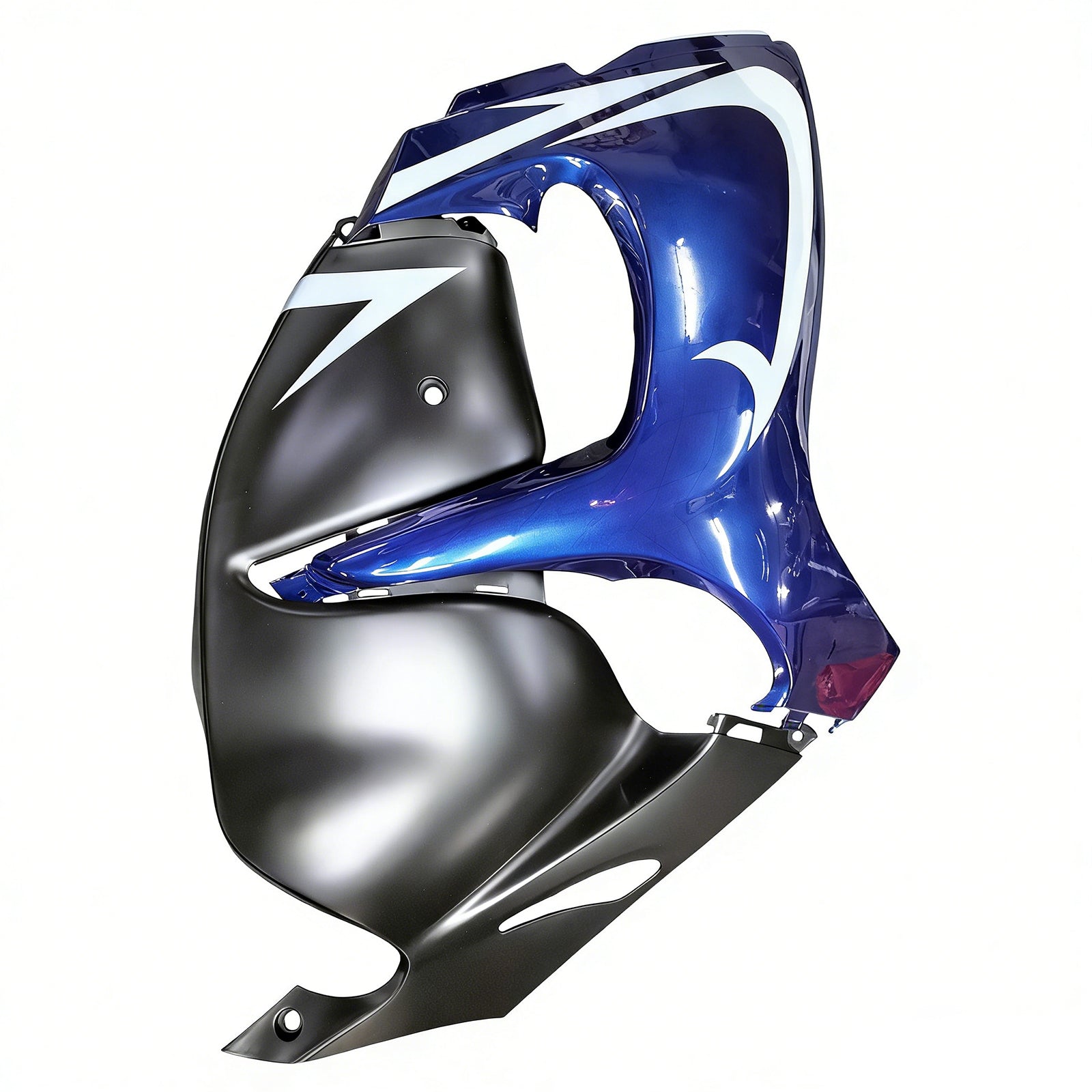 Amotopart 2008-2020 GSX1300R HAYABUSA SUZUKI Bleu foncé avec un carénage de logo or