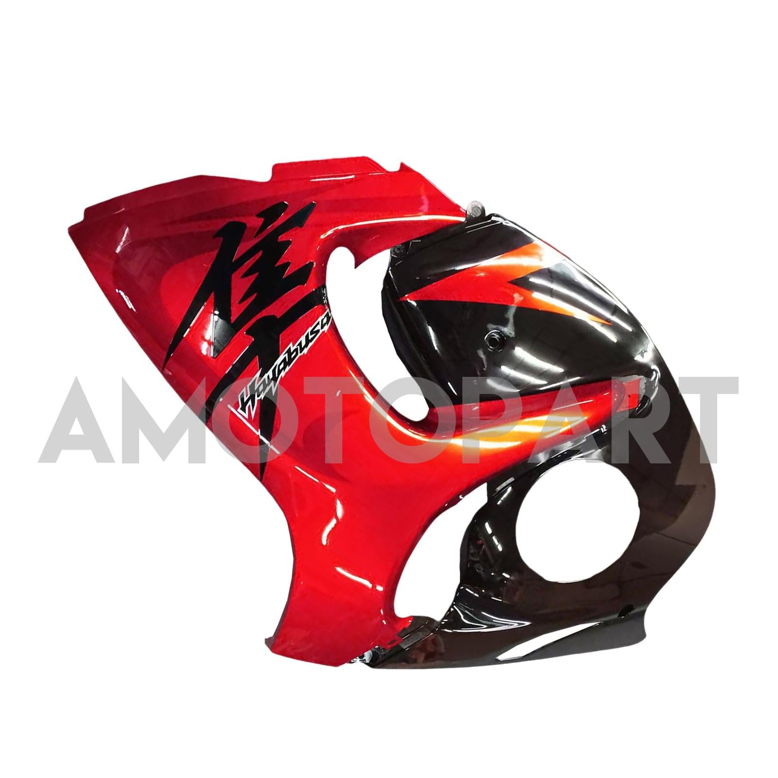 Amotopart 2008-2020 GSX1300R Hayabusa Suzuki Gloss Red&Black Fairing Kit