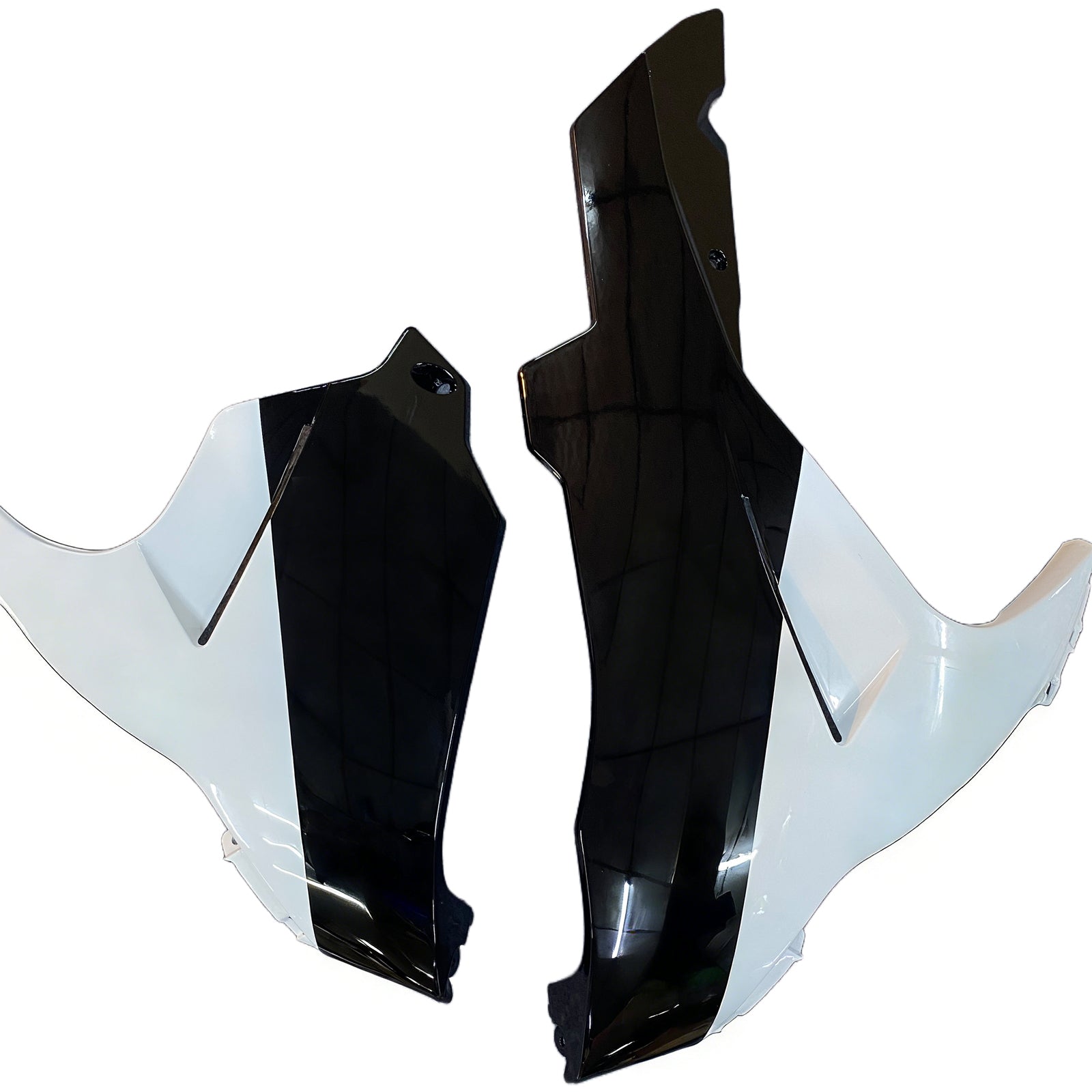 Amotopart 2011-2025 Suzuki GSXR 600/750 Glossy White Black Fairing Kit