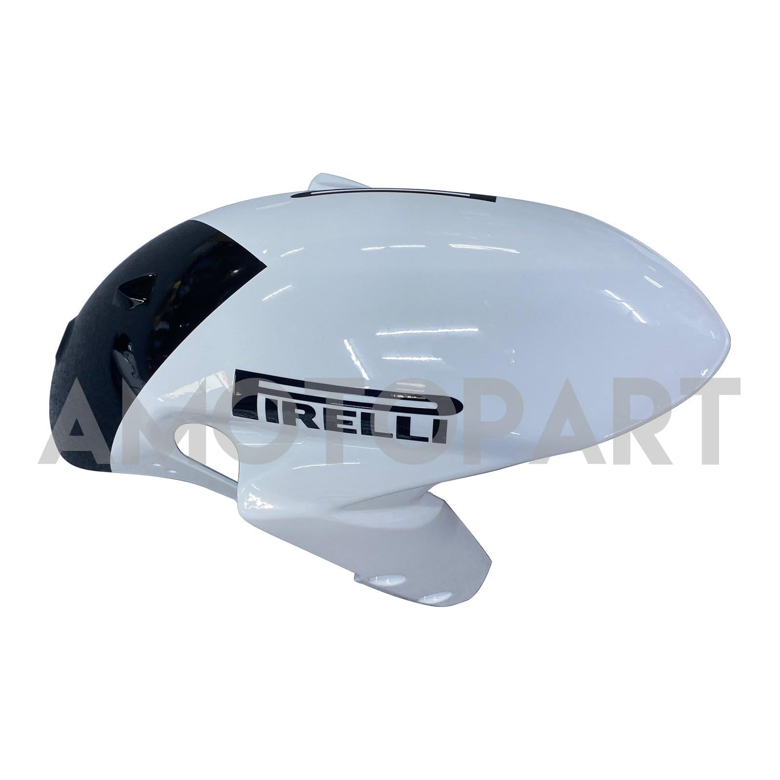 Amotopart 2011-2025 Suzuki GSXR 600/750 Kit de carénage noir blanc brillant
